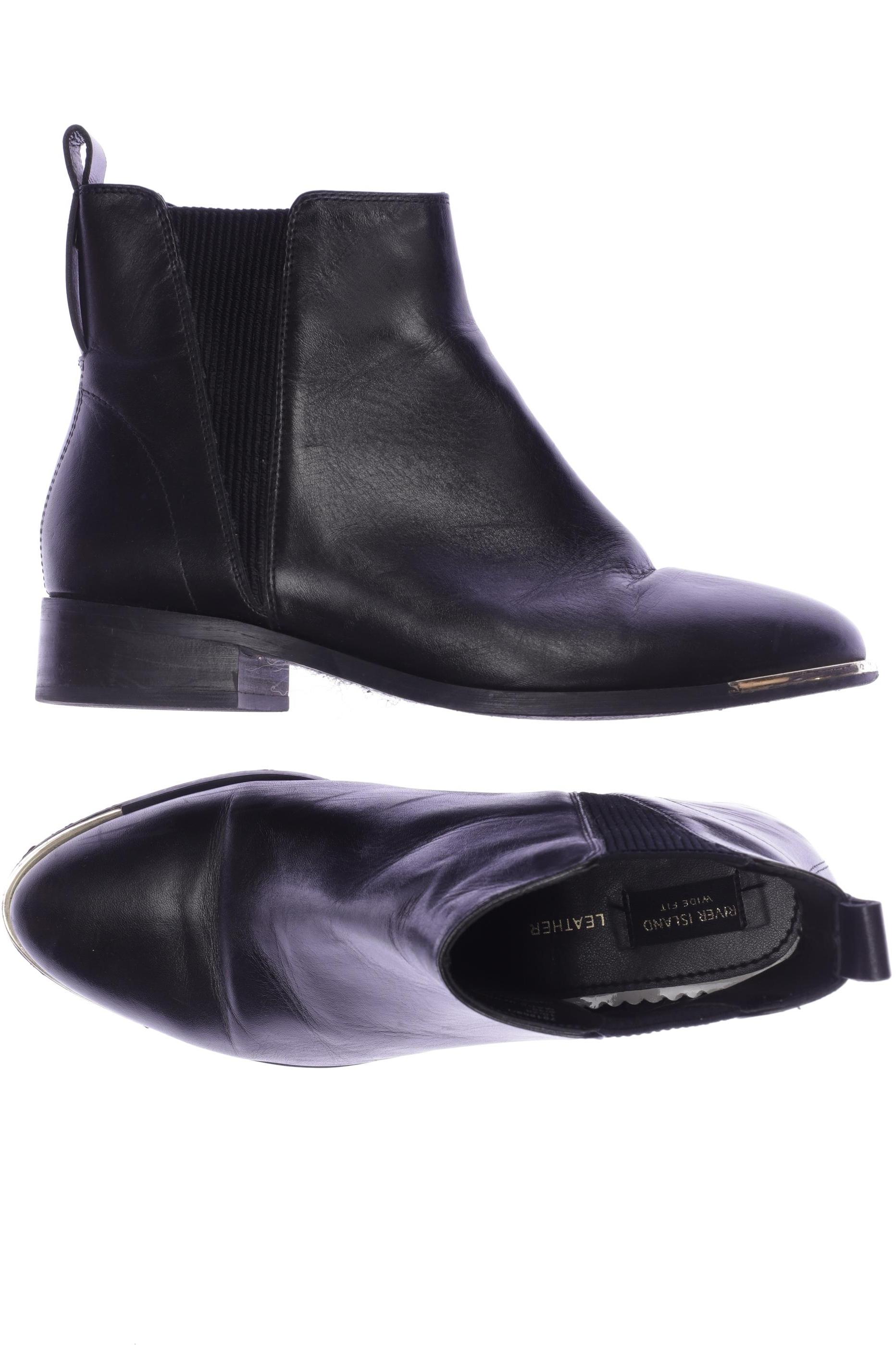 

River Island Damen Stiefelette, schwarz, Gr. 39