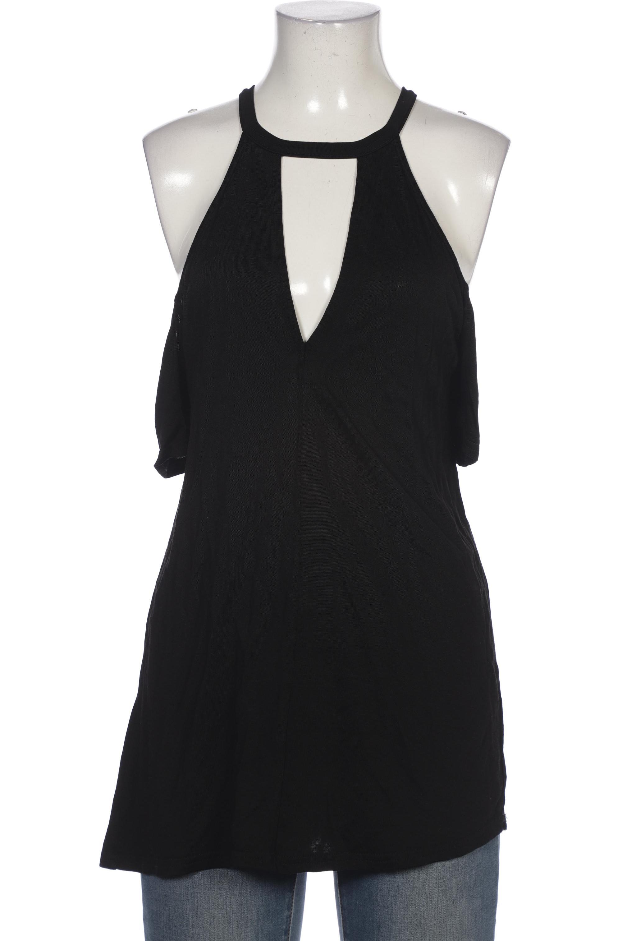 

River Island Damen T-Shirt, schwarz, Gr. 38