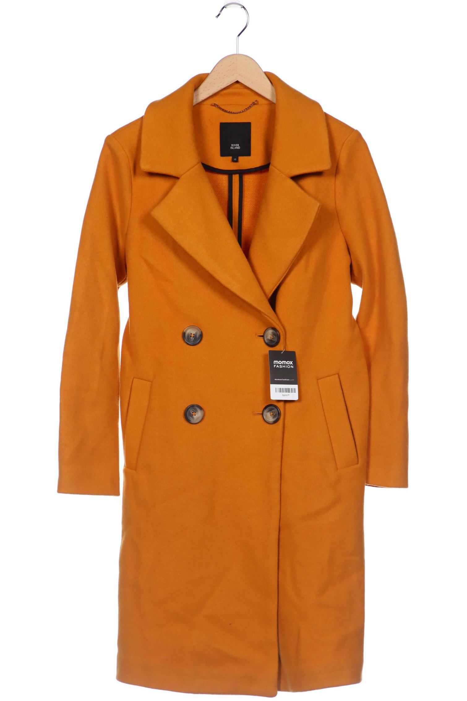 

River Island Damen Mantel, orange, Gr. 36
