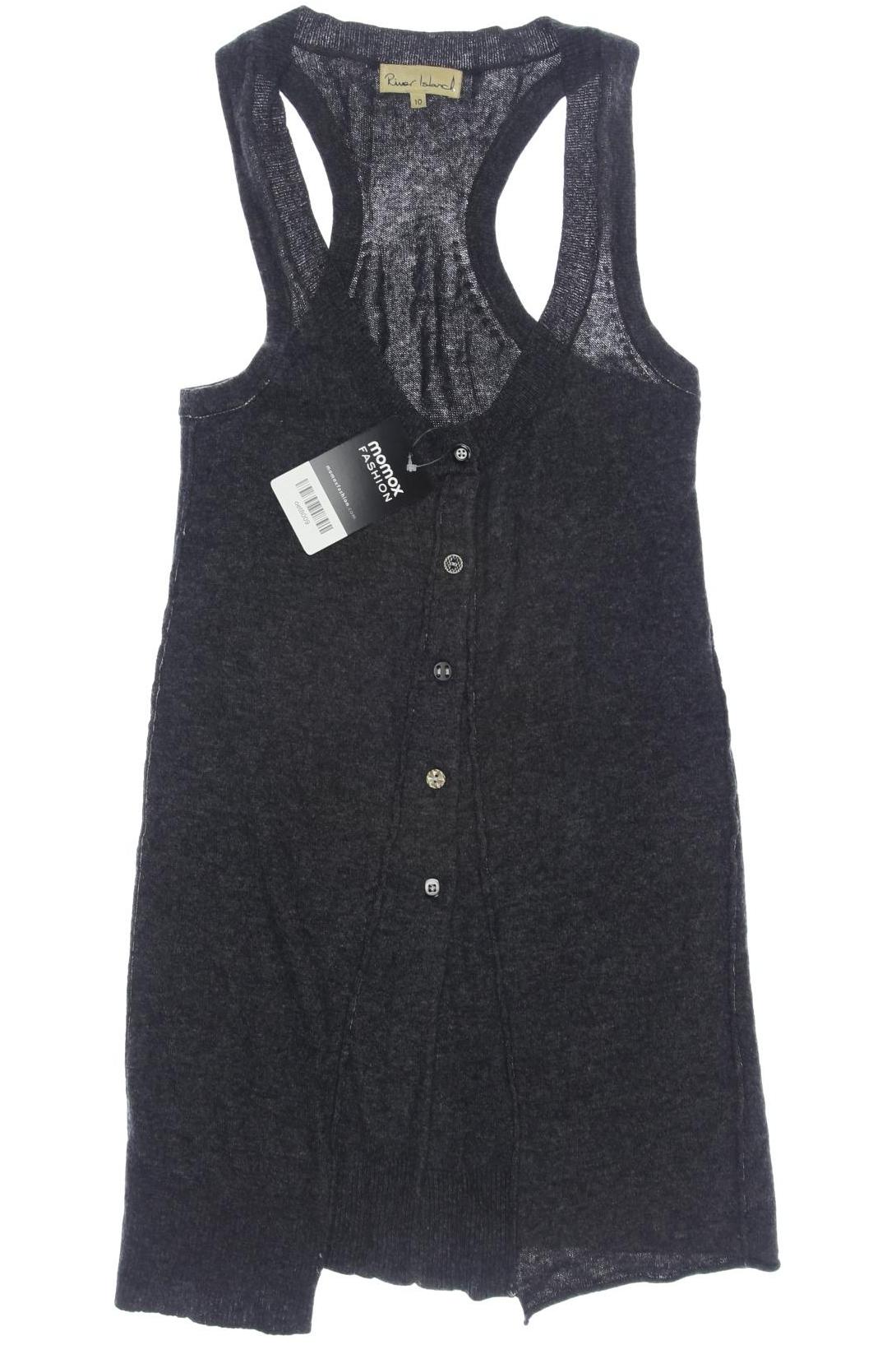 

River Island Damen Weste, grau, Gr. 36