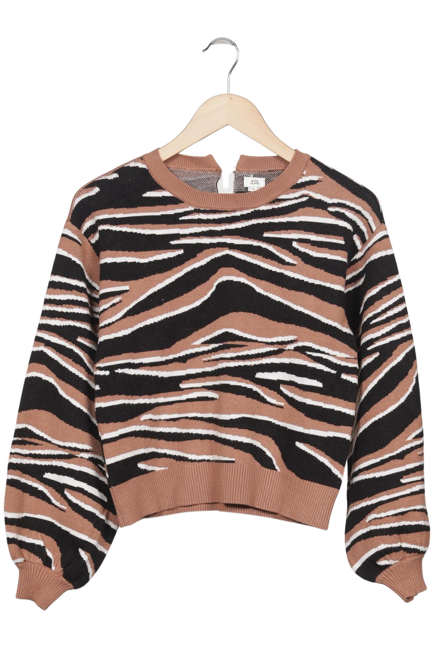 

River Island Damen Pullover, mehrfarbig, Gr. 40