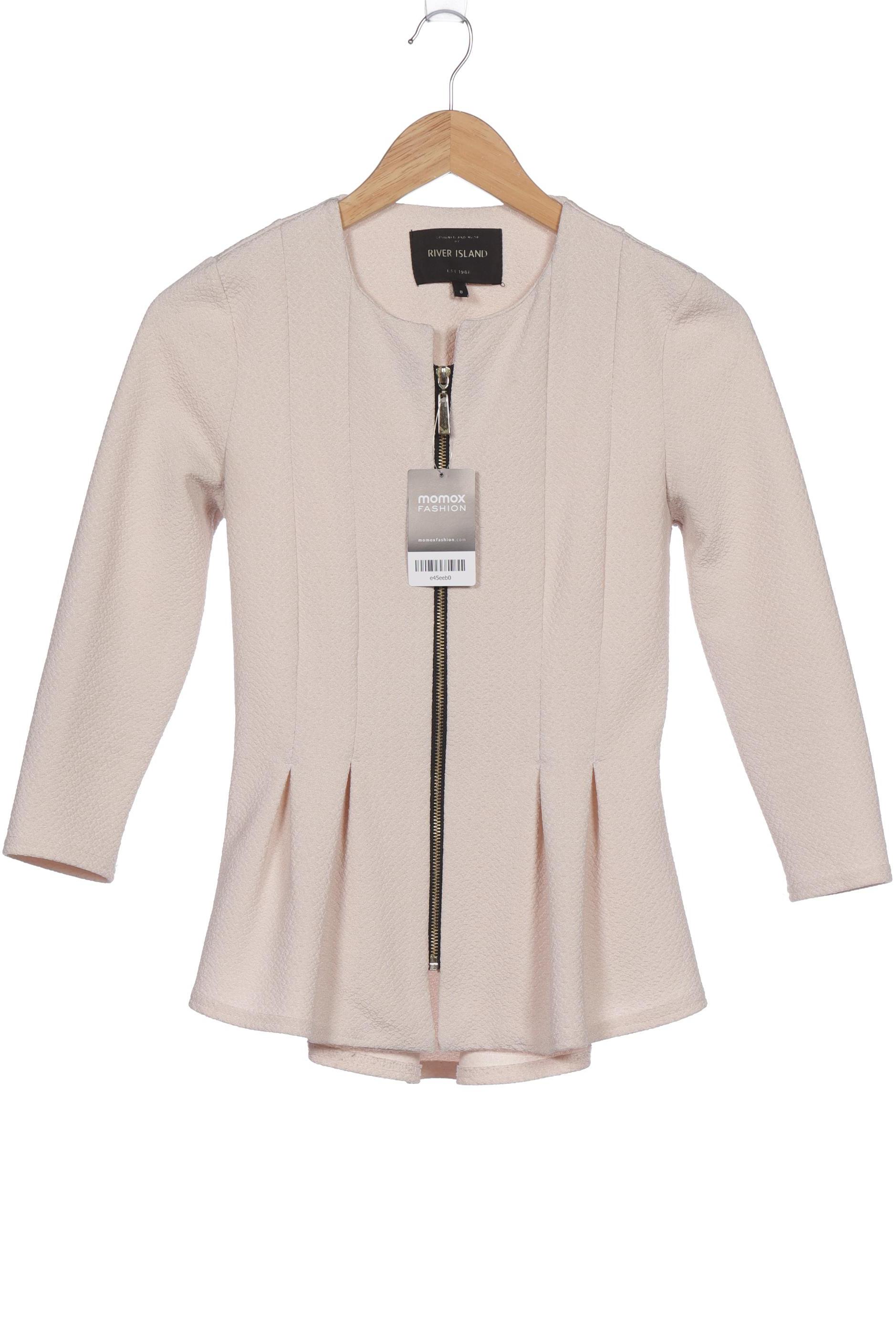 

River Island Damen Jacke, beige, Gr. 34