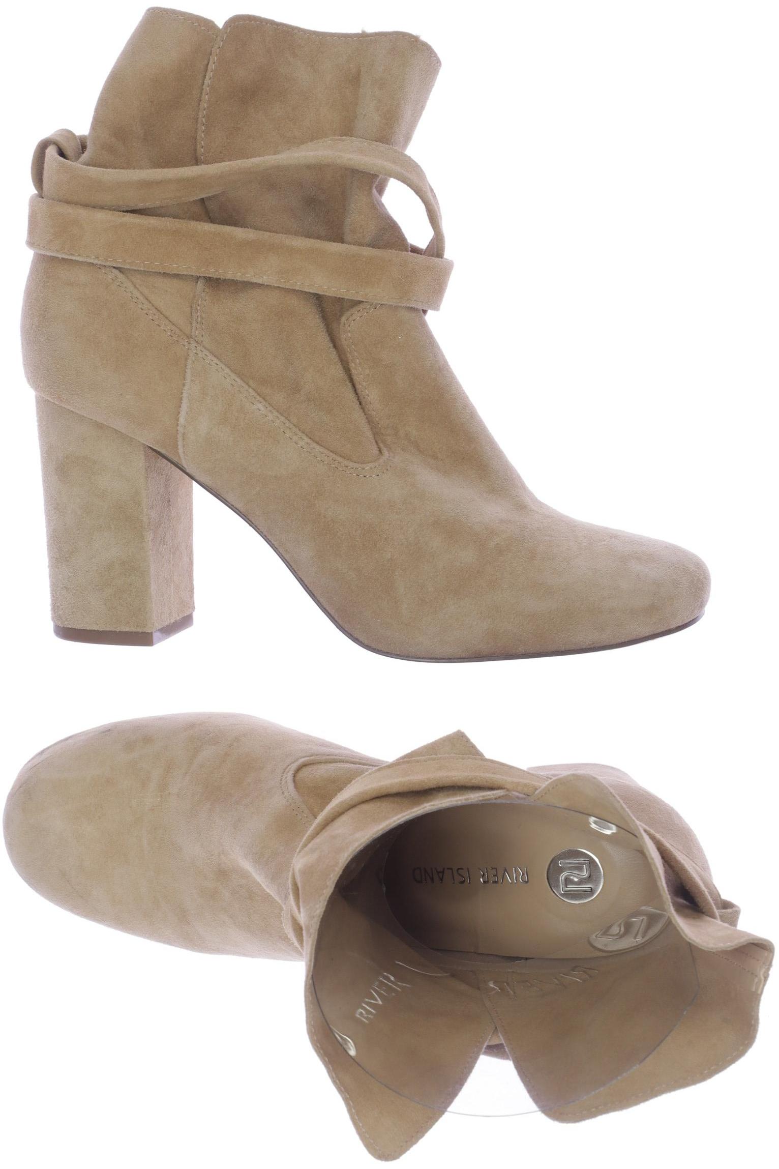 

River Island Damen Stiefelette, beige, Gr. 39