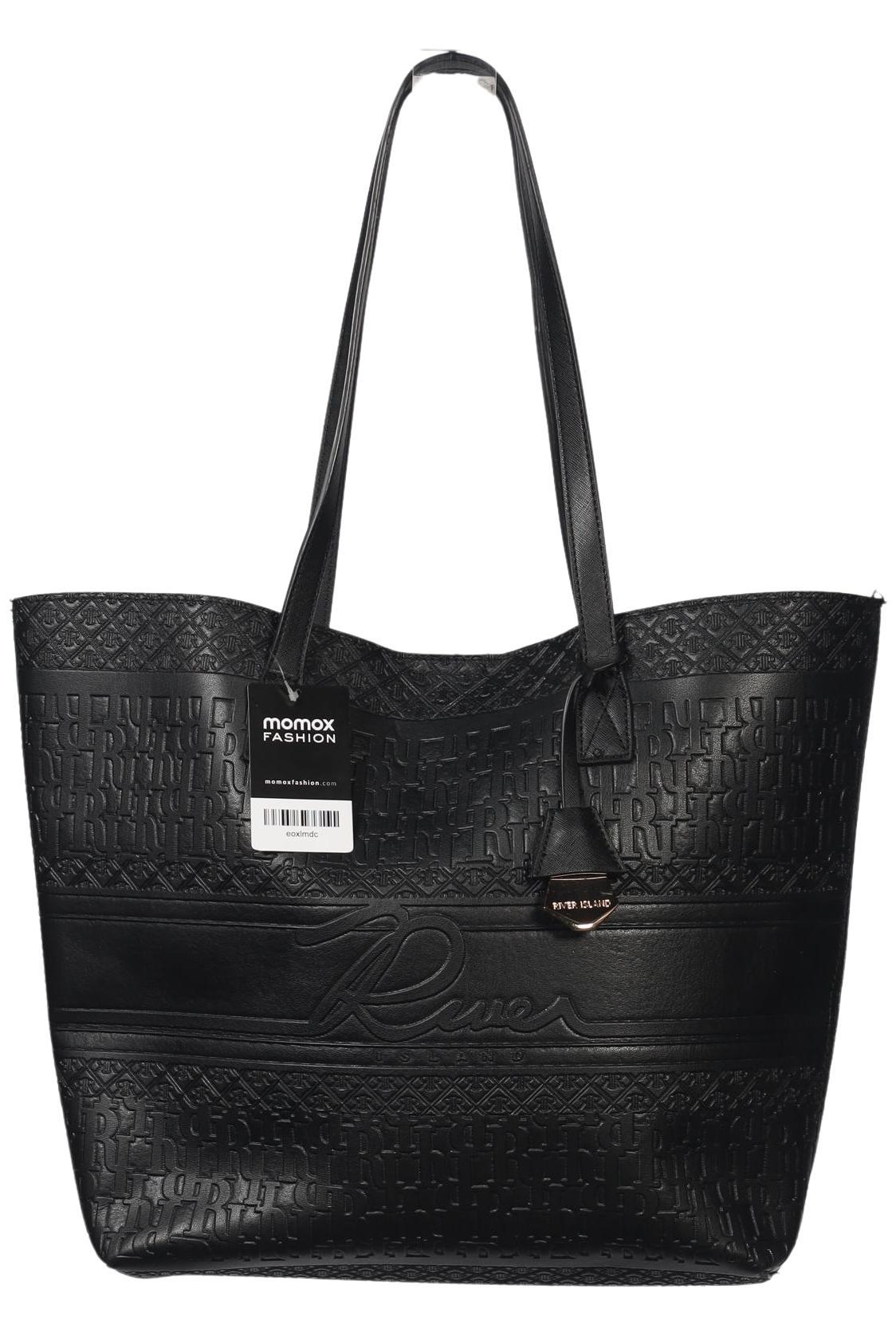 

River Island Damen Handtasche, schwarz, Gr.