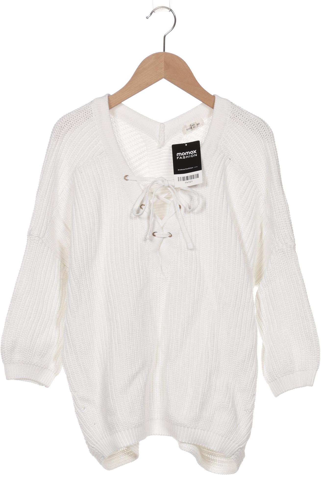 

River Island Damen Pullover, weiß, Gr. 32