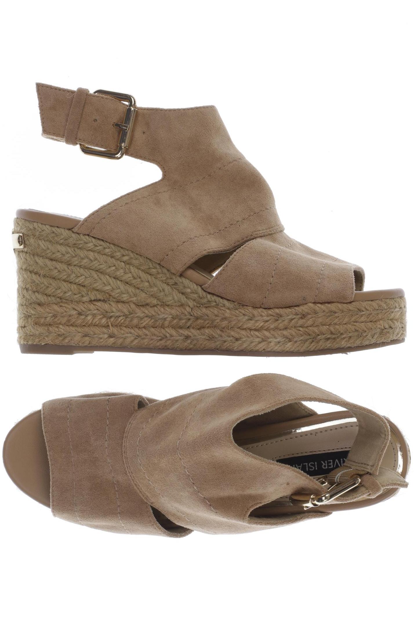 

River Island Damen Sandale, beige, Gr. 37