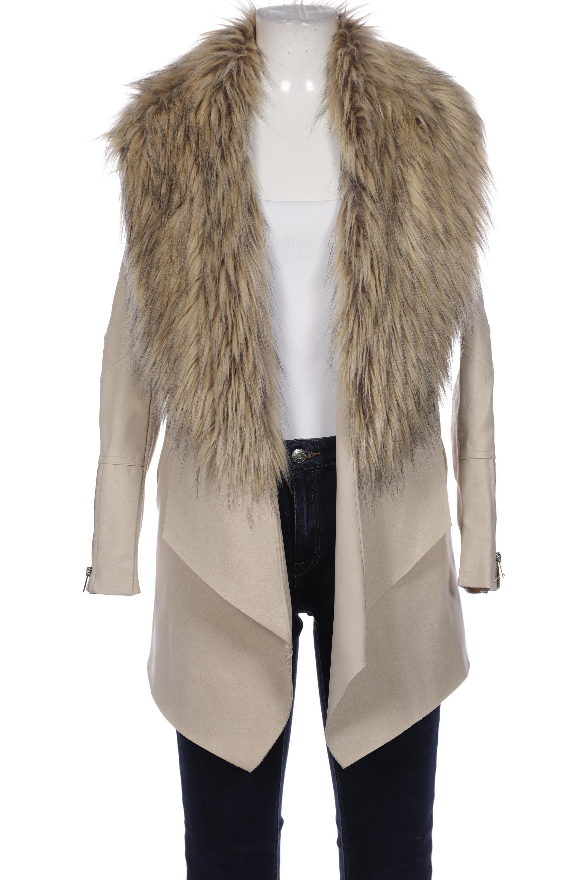 

River Island Damen Mantel, beige, Gr. 8