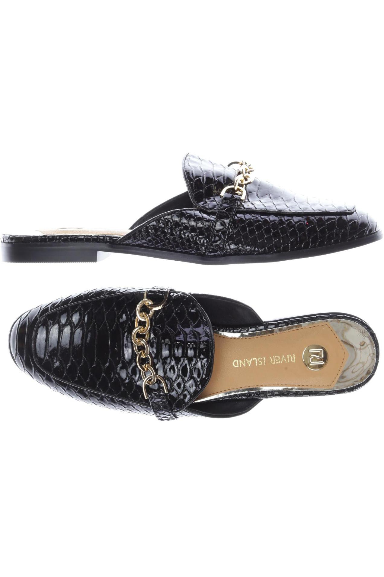 

River Island Damen Sandale, schwarz, Gr. 40