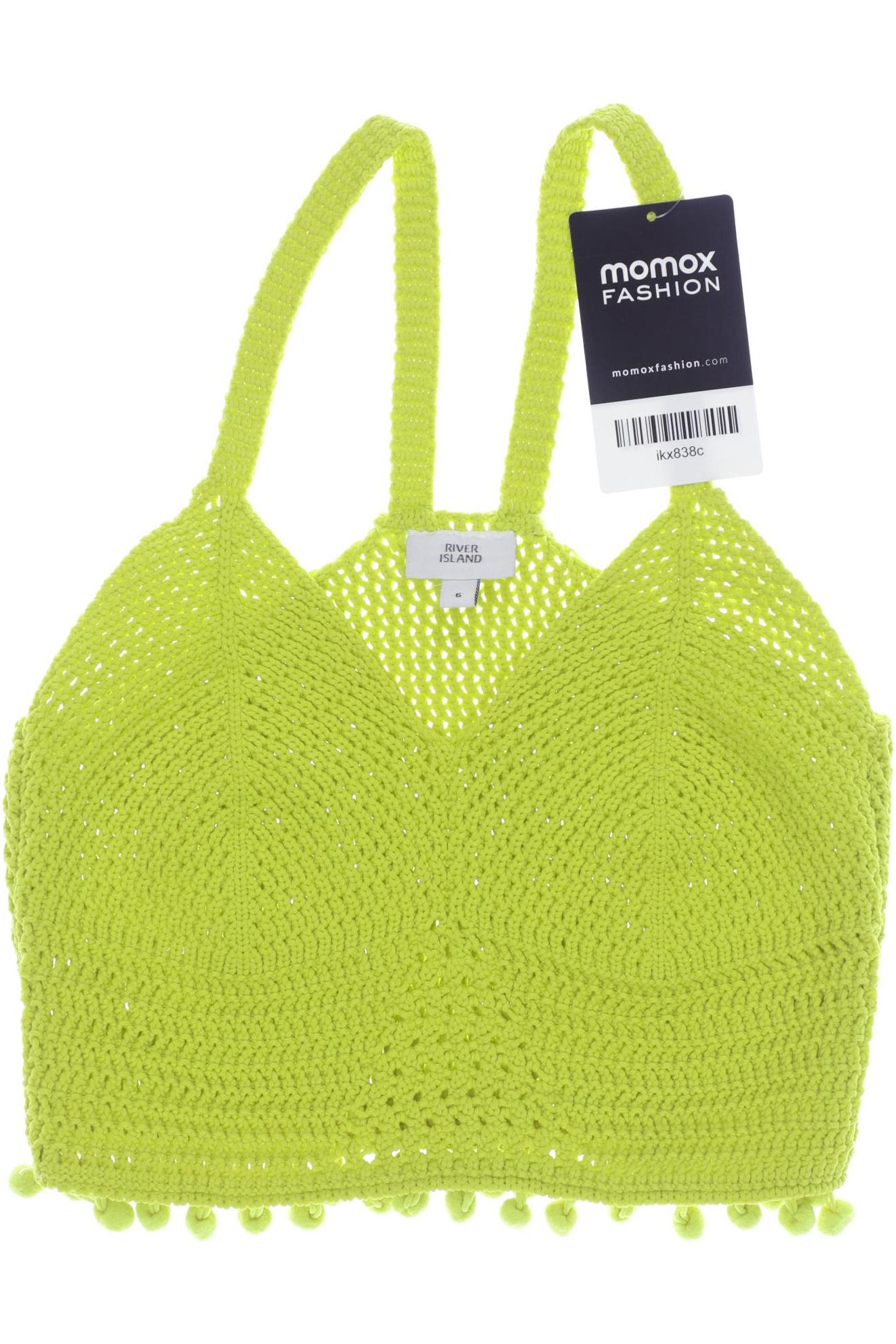 

River Island Damen Top, grün, Gr. 32