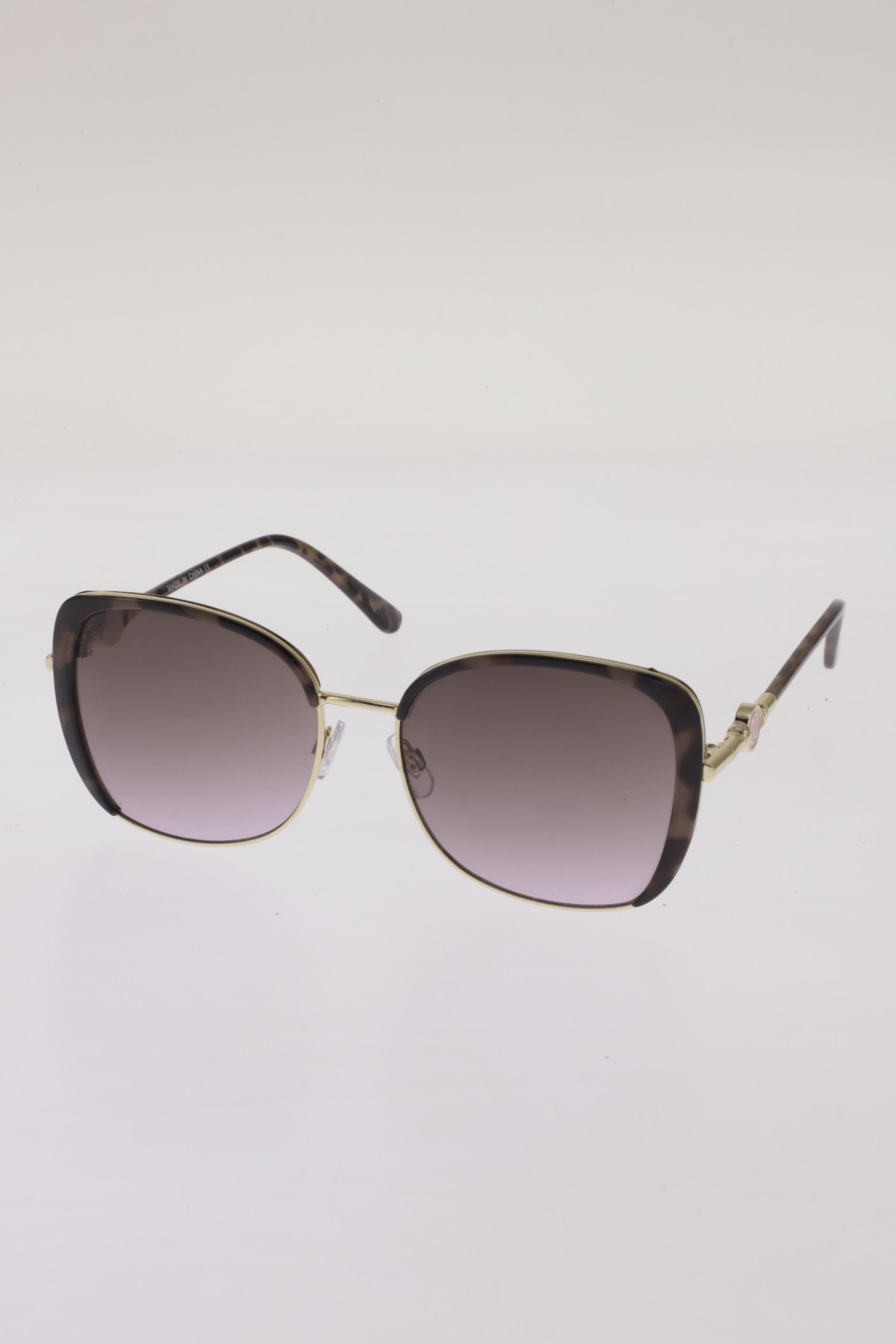

River Island Damen Sonnenbrille, gold, Gr.