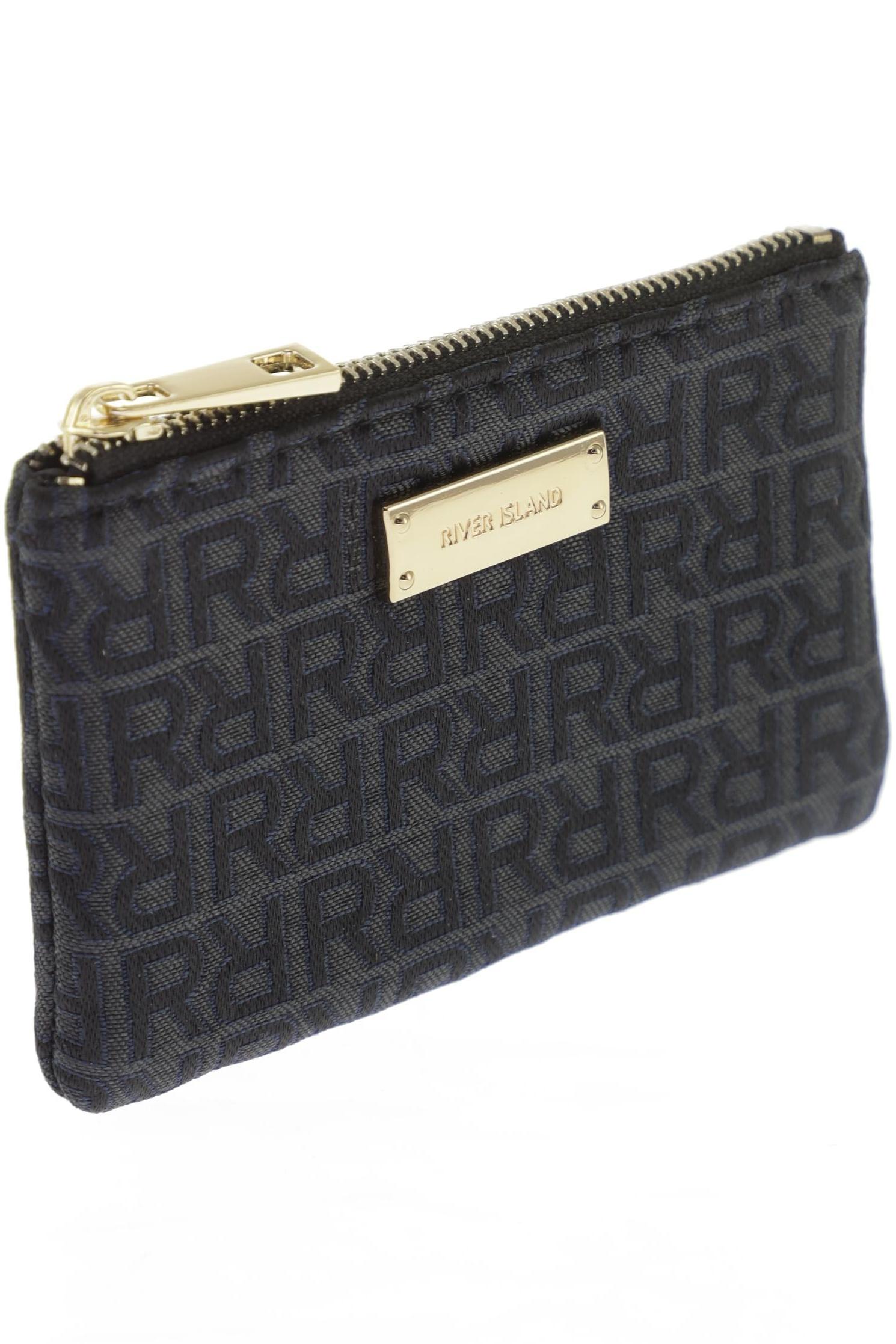 

River Island Damen Portemonnaie, schwarz, Gr.