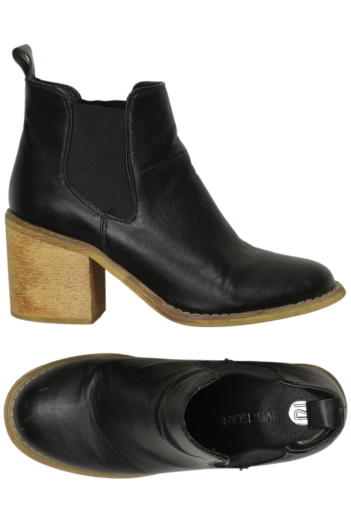 

River Island Damen Stiefelette, schwarz, Gr. 3