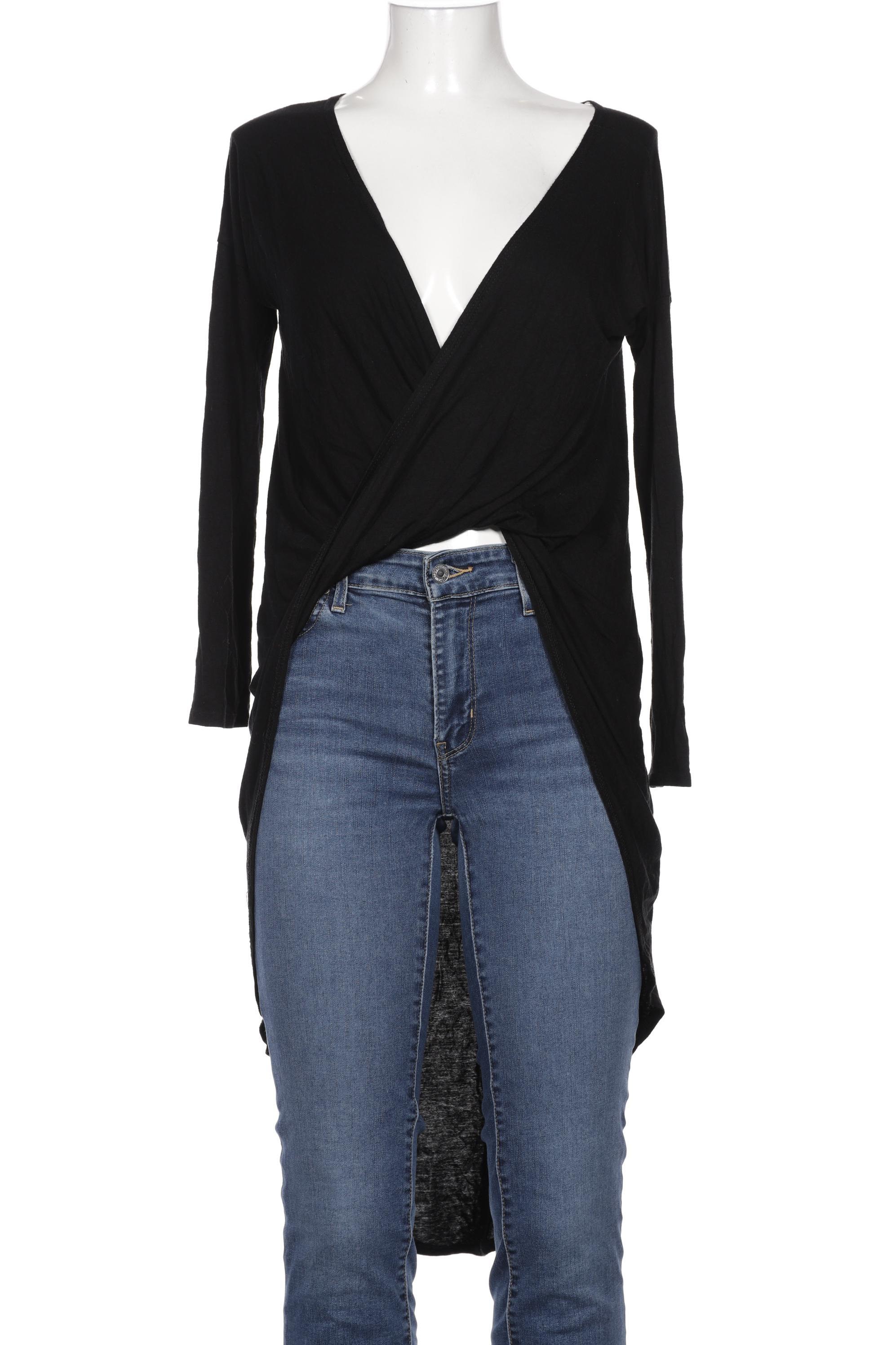 

River Island Damen Langarmshirt, schwarz