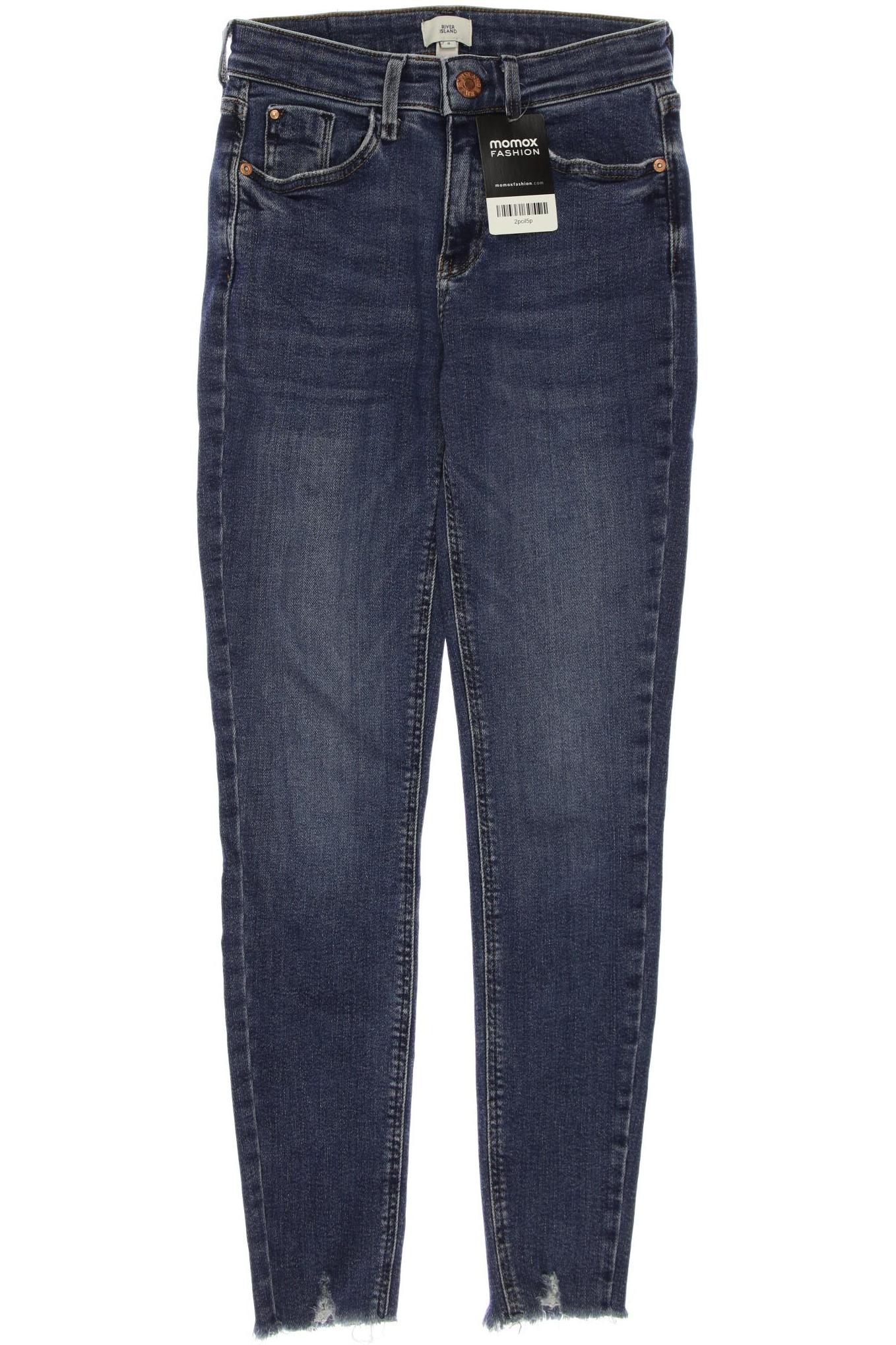 

River Island Damen Jeans, marineblau, Gr. 34