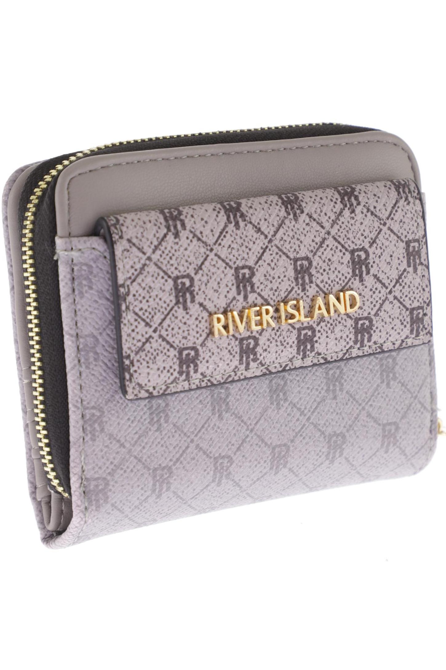 

River Island Damen Portemonnaie, grau, Gr.