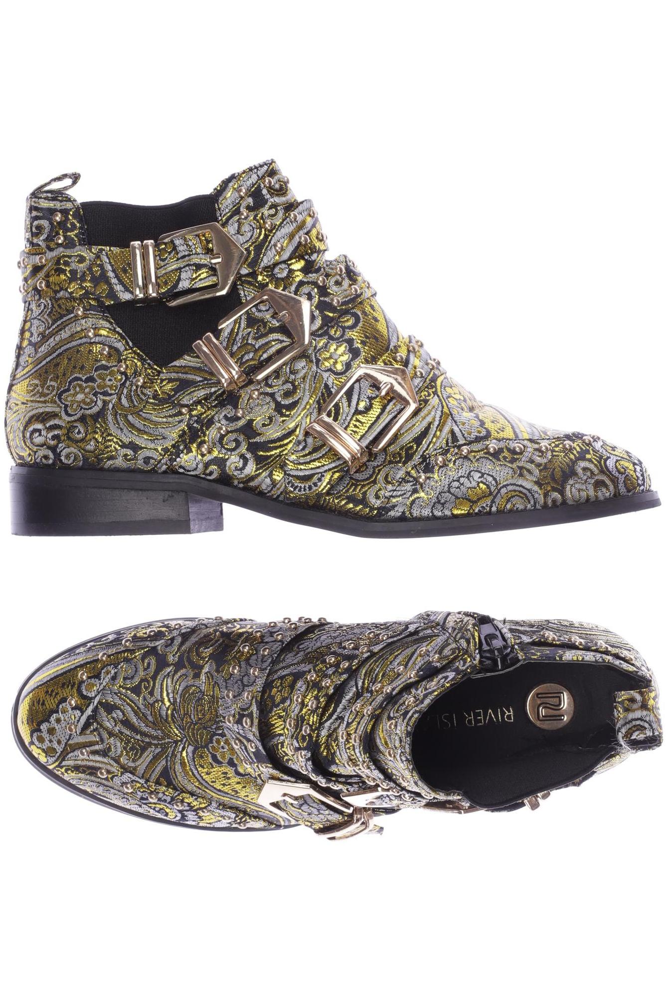 

River Island Damen Stiefelette, gold