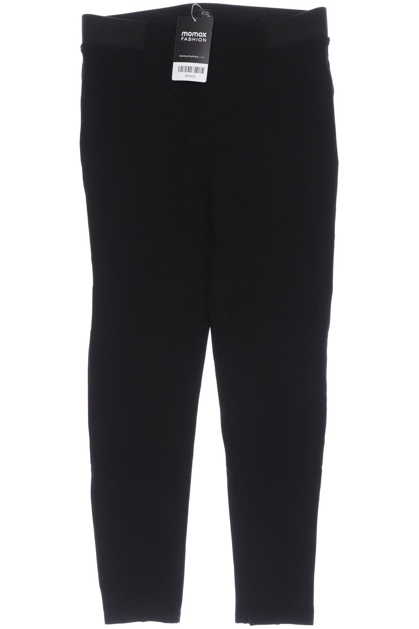 

River Island Damen Stoffhose, schwarz