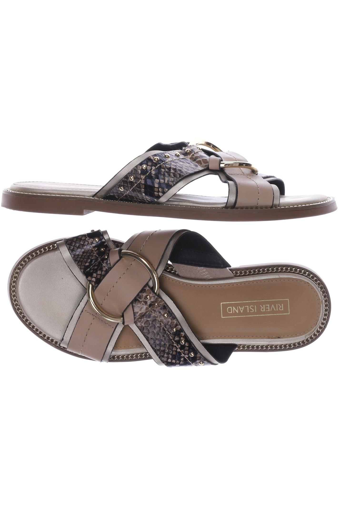 

River Island Damen Sandale, beige, Gr. 5