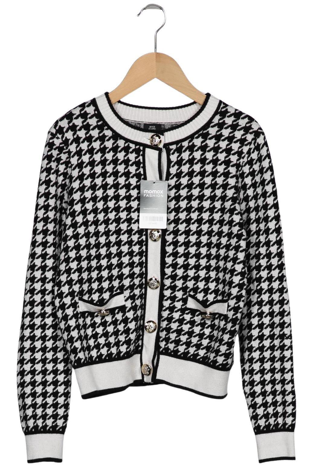 

River Island Damen Strickjacke, mehrfarbig, Gr. 36