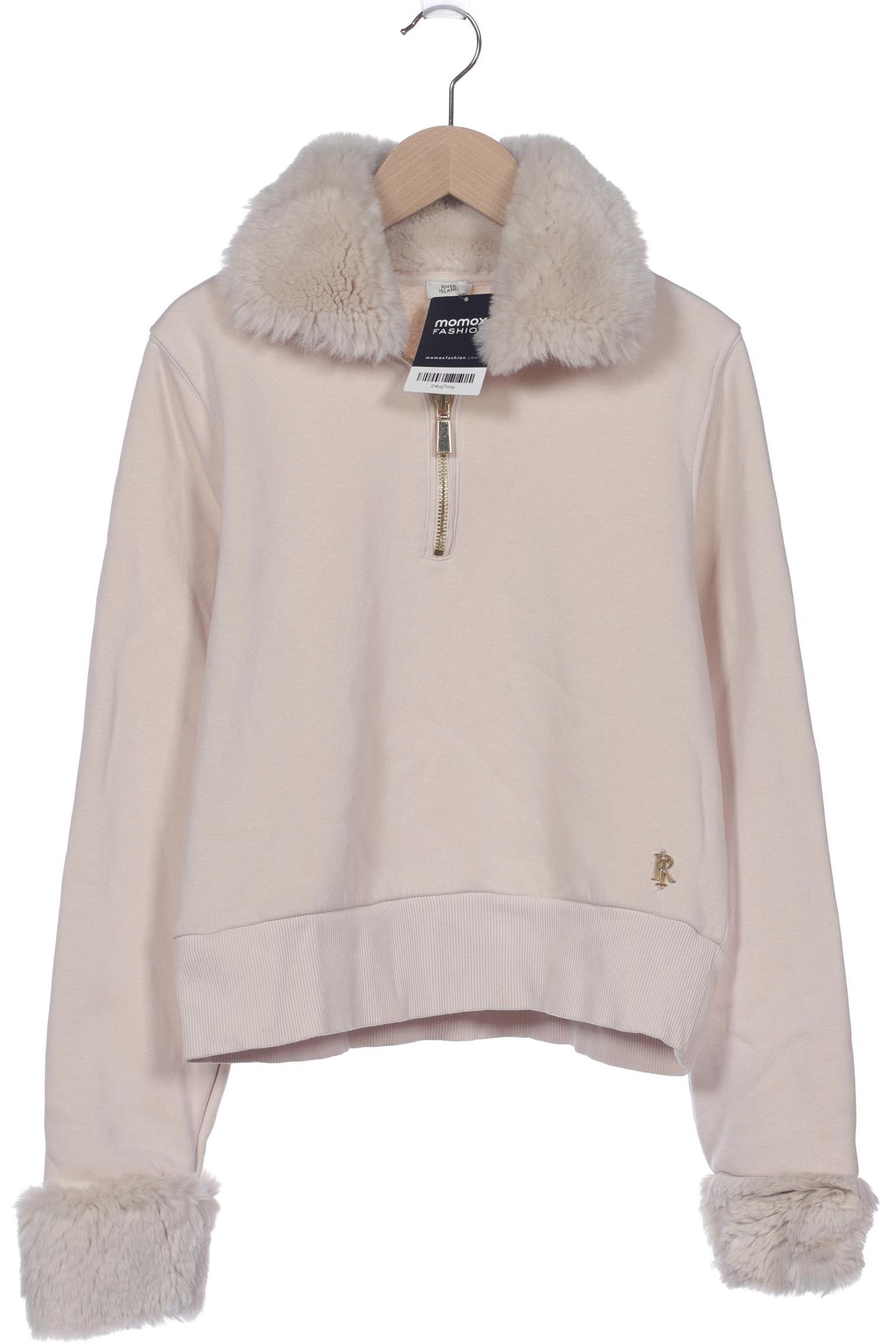 

River Island Damen Pullover, cremeweiß