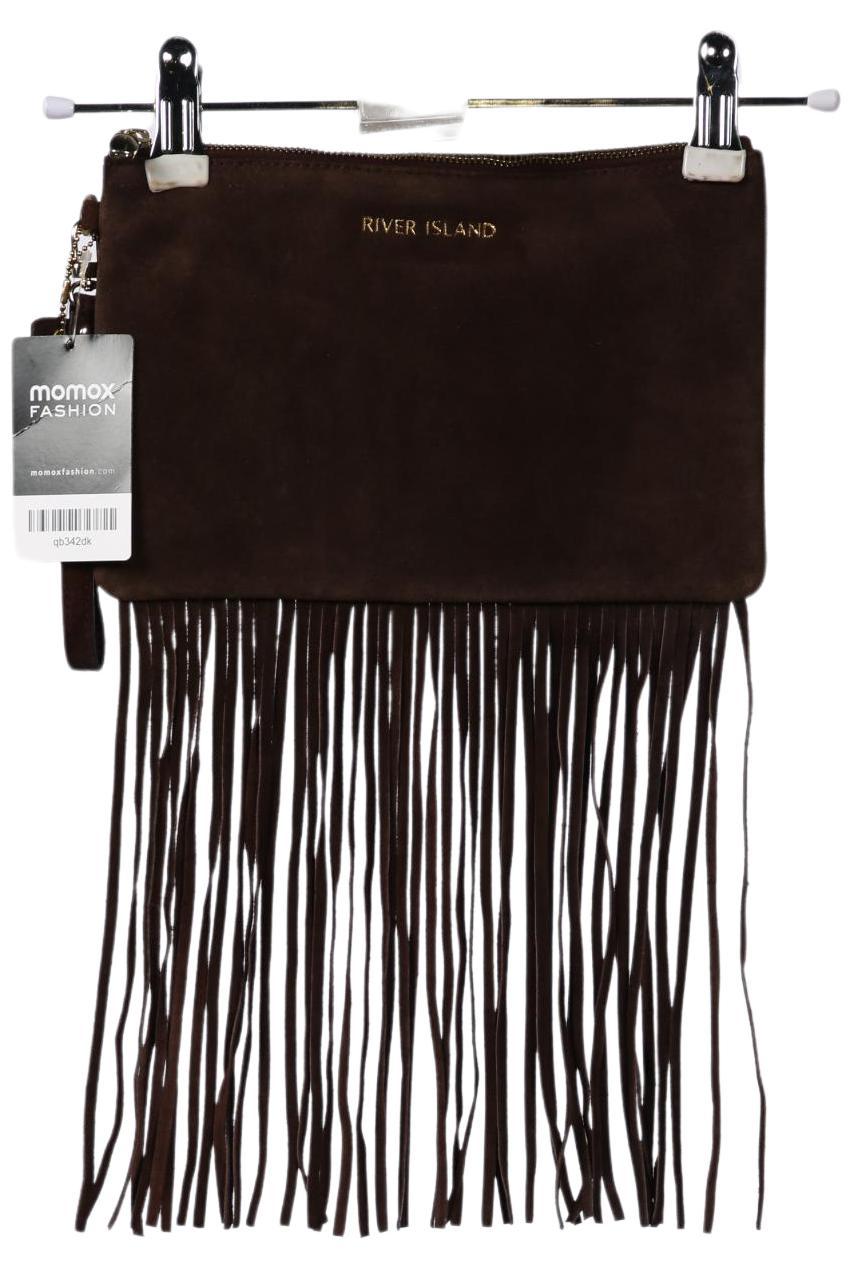 

River Island Damen Handtasche, braun, Gr.
