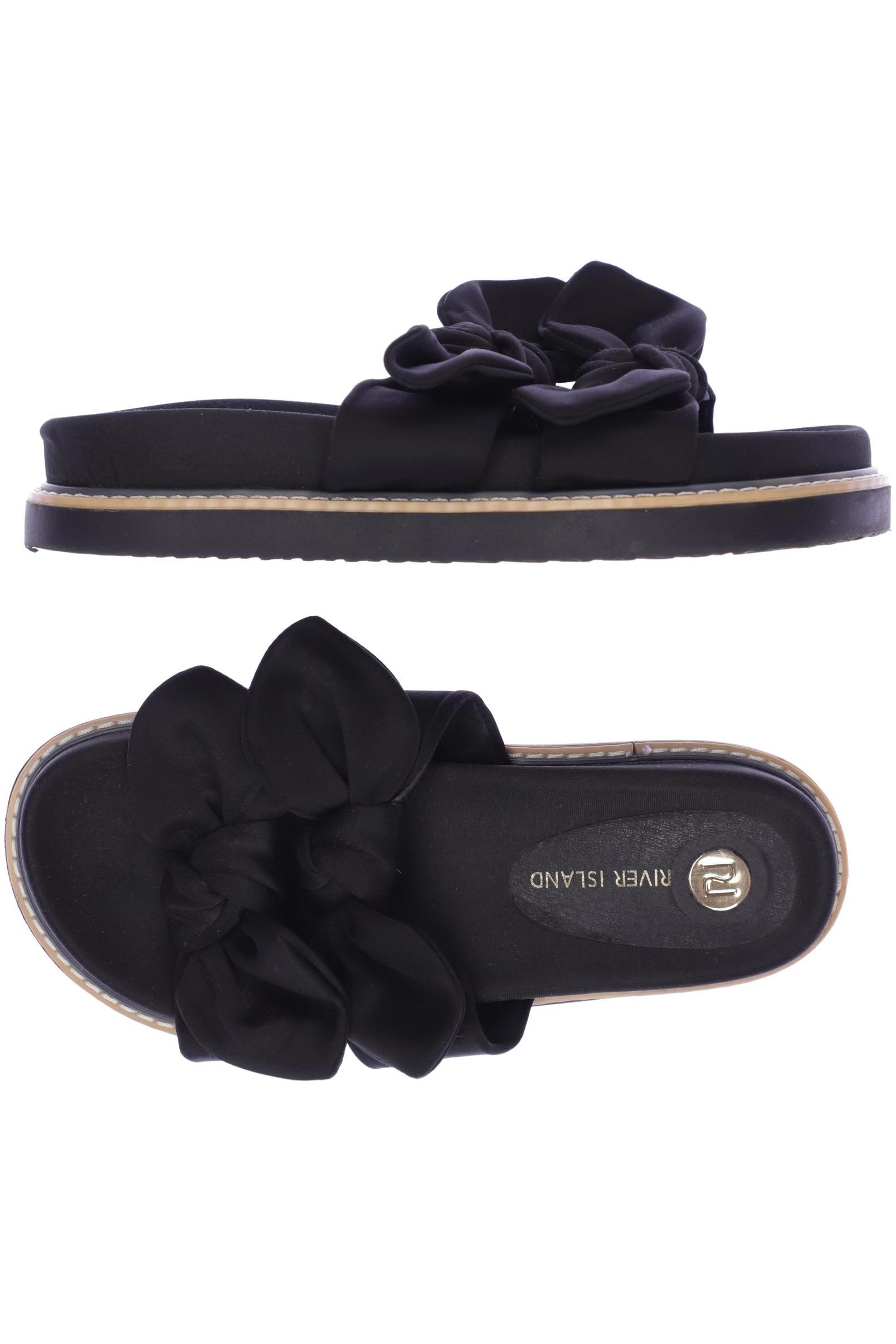 

River Island Damen Sandale, schwarz, Gr. 6