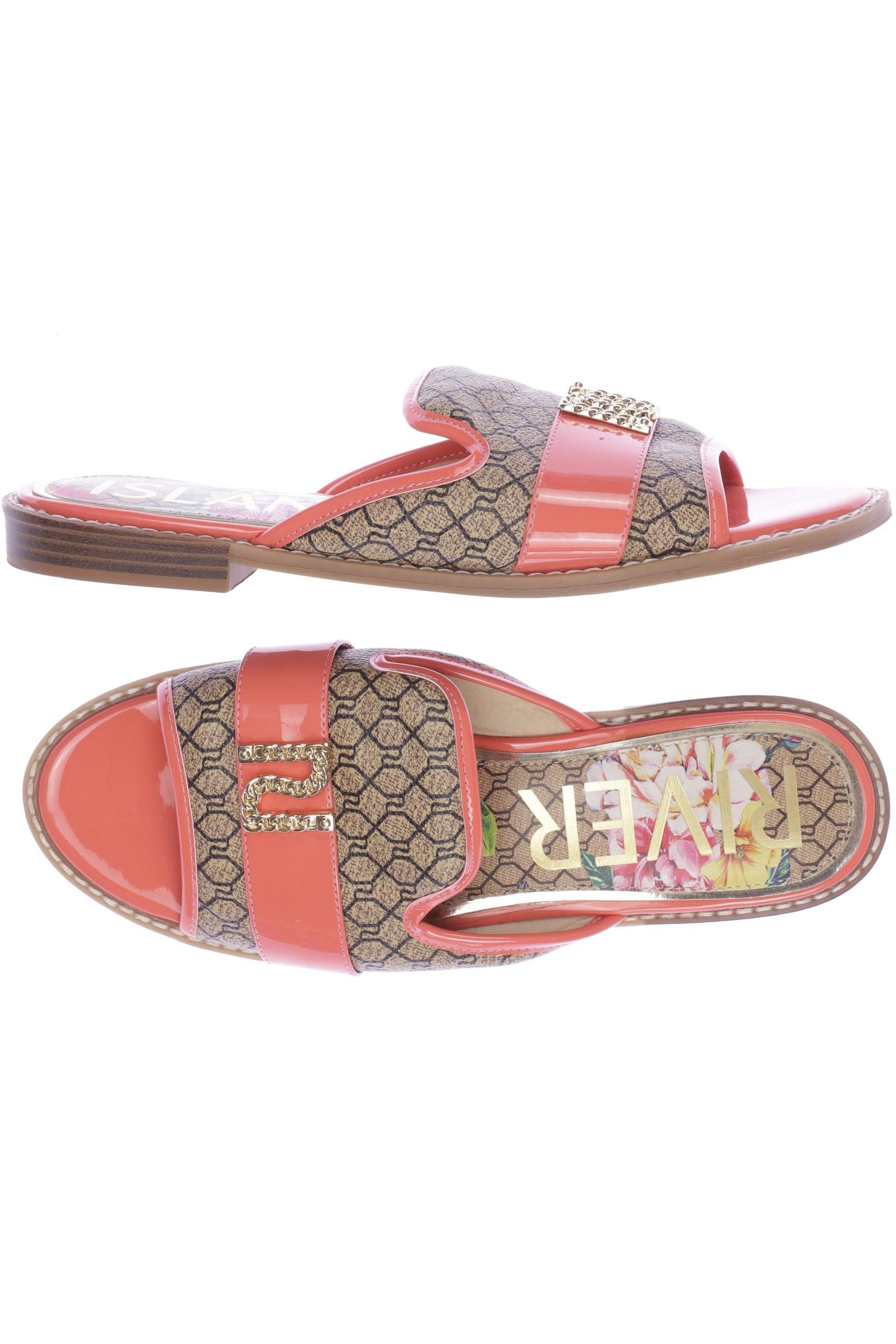 

River Island Damen Sandale, braun, Gr. 7