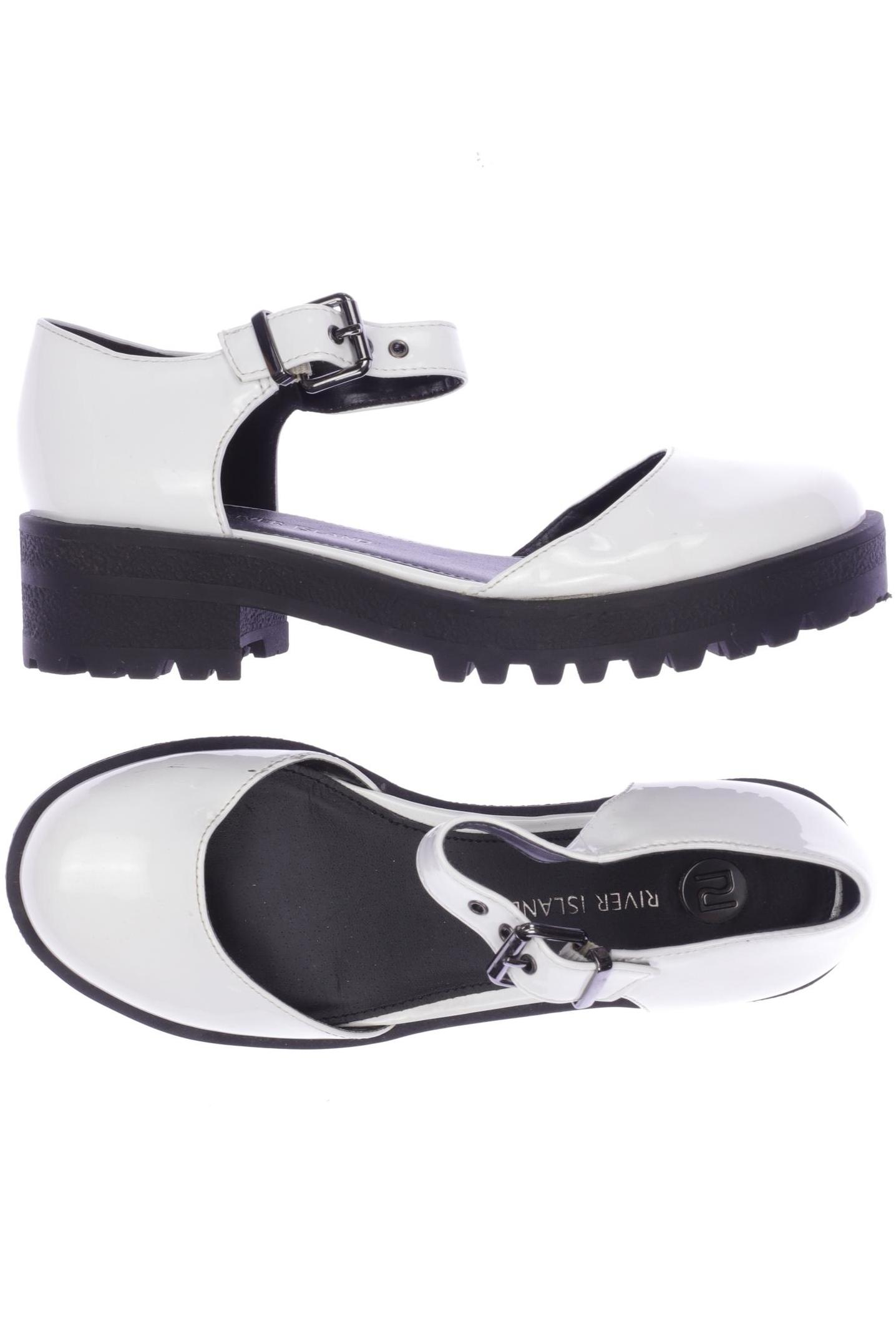 

River Island Damen Pumps, weiß, Gr. 4