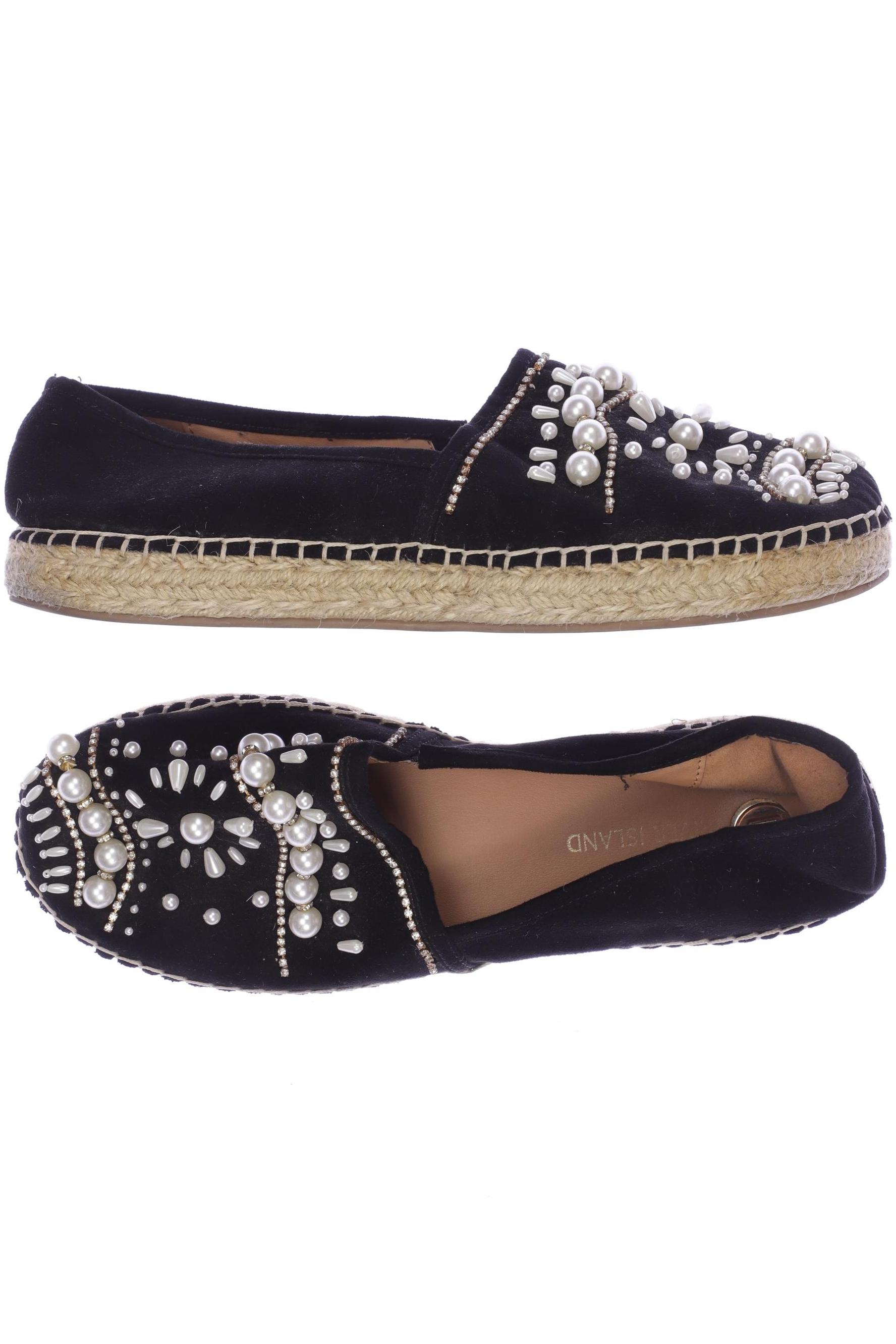 

River Island Damen Halbschuh, schwarz, Gr. 39