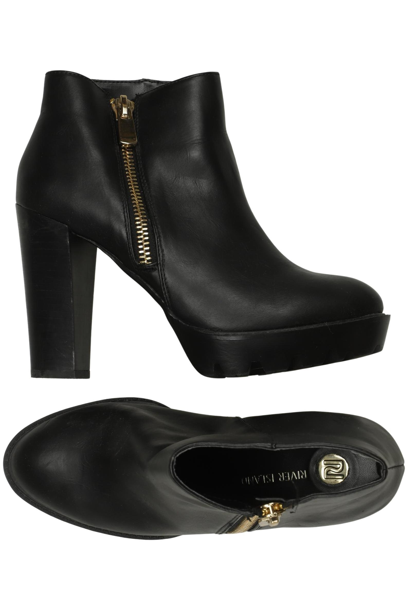 

River Island Damen Stiefelette, schwarz, Gr. 5