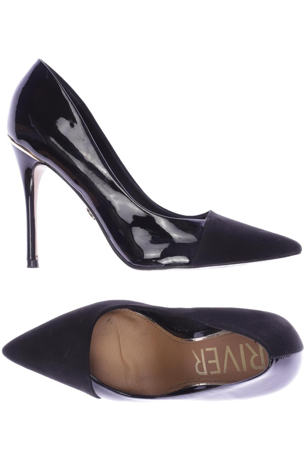 

River Island Damen Pumps, schwarz, Gr. 38
