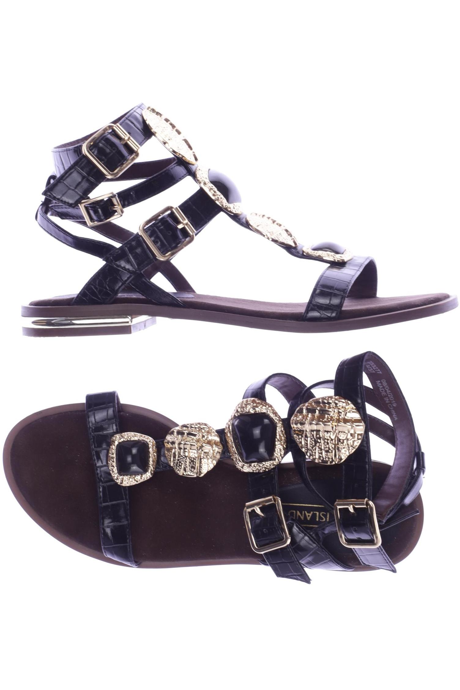 

River Island Damen Sandale, schwarz, Gr. 37