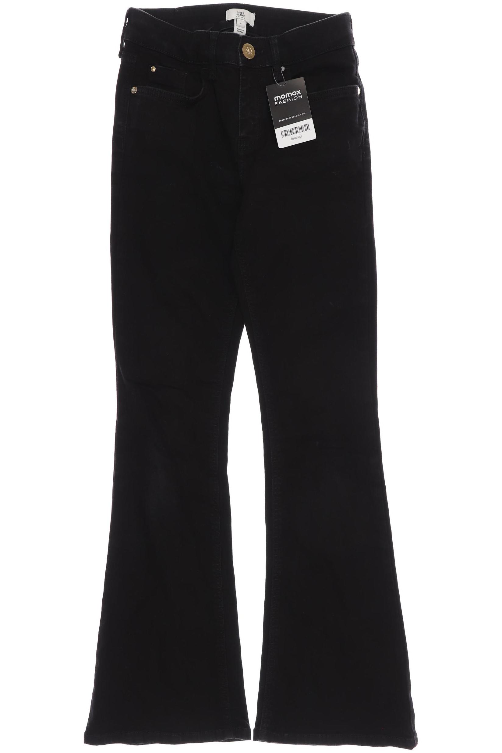 

River Island Damen Jeans, schwarz