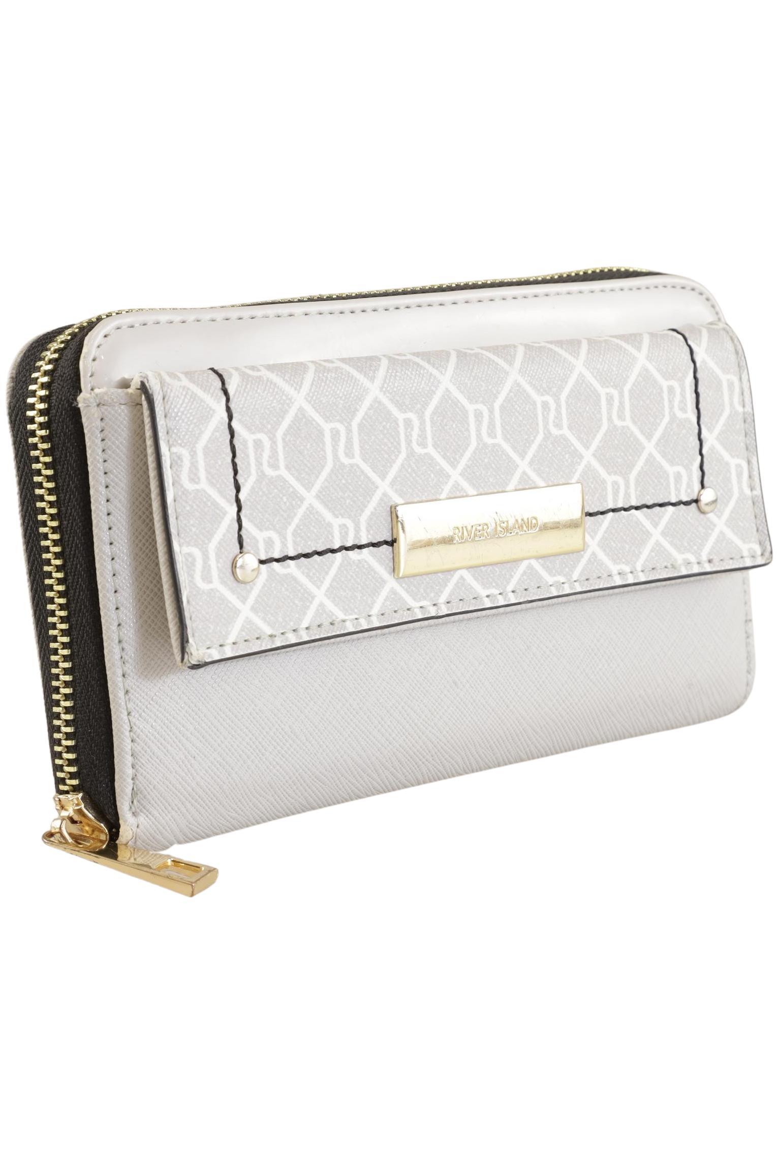 

River Island Damen Portemonnaie, weiß, Gr.