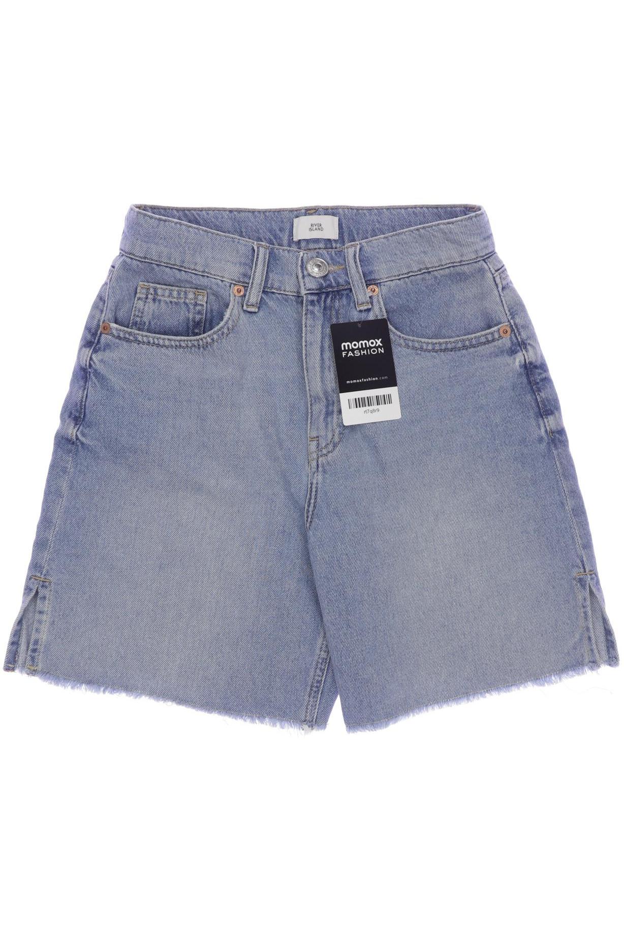 

River Island Damen Shorts, blau, Gr. 32