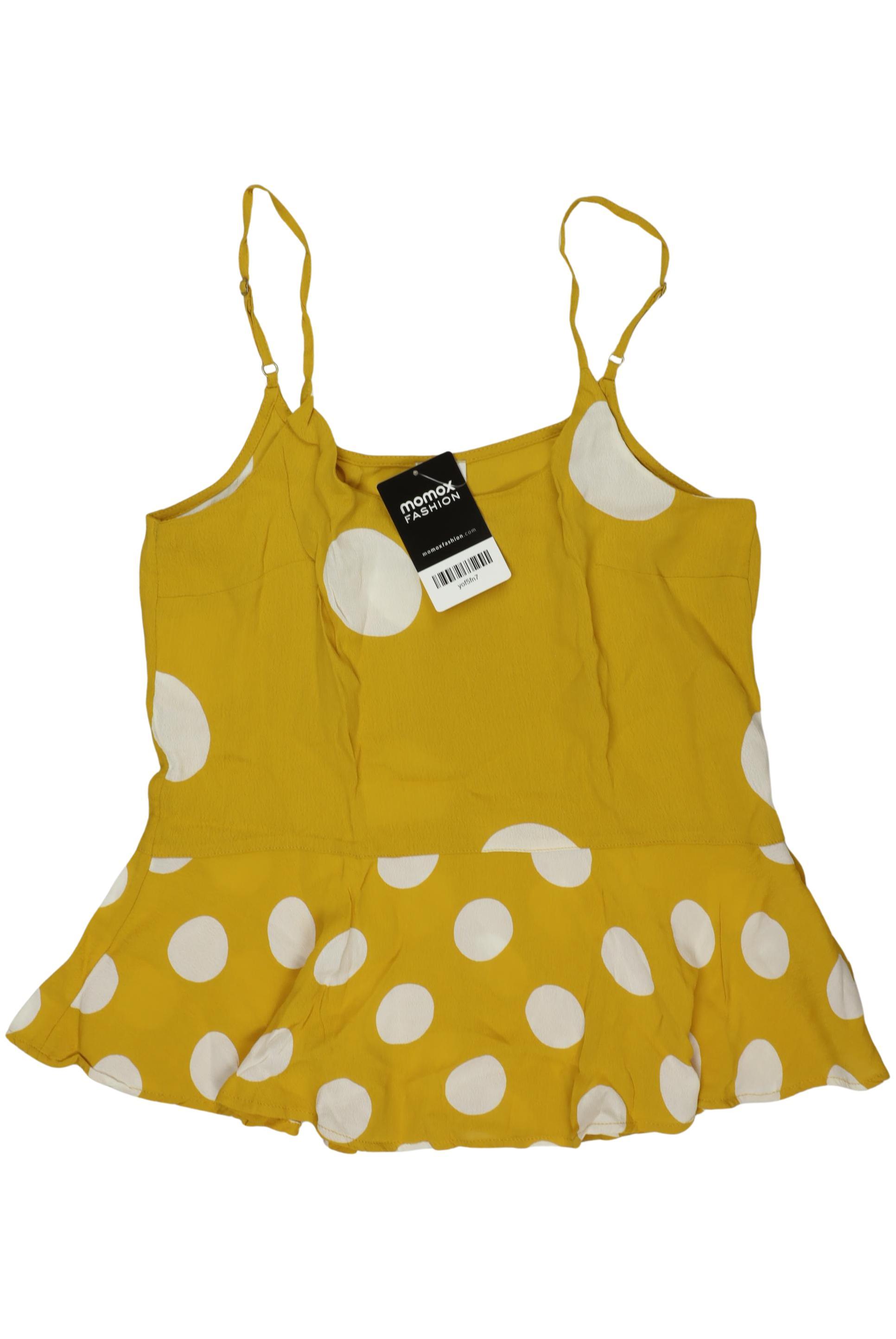 

River Island Damen Top, gelb, Gr. 34