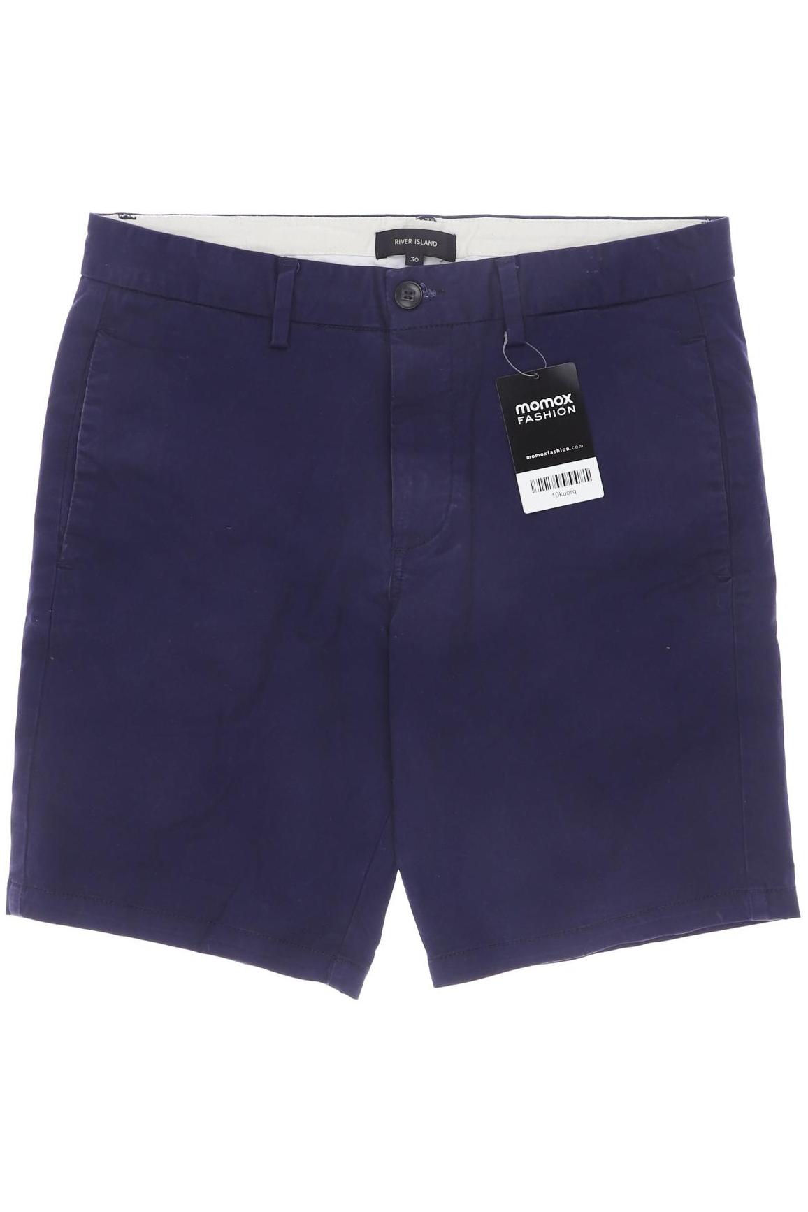 

River Island Herren Shorts, marineblau