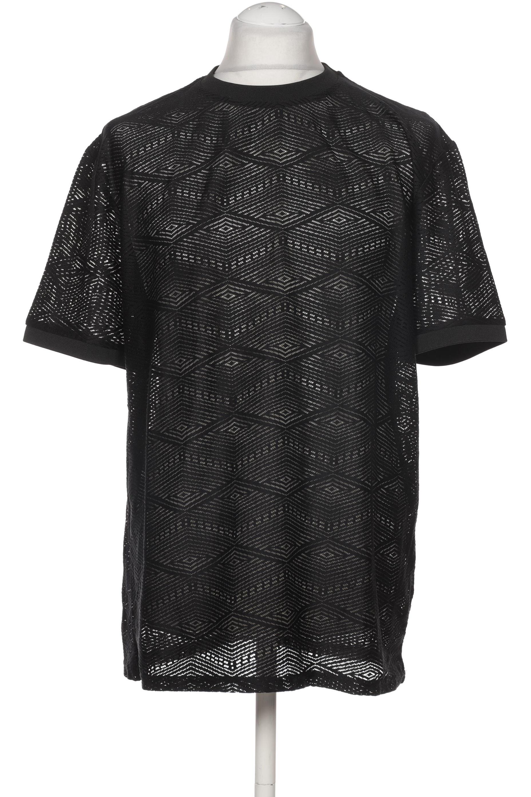 

River Island Herren T-Shirt, schwarz, Gr. 52