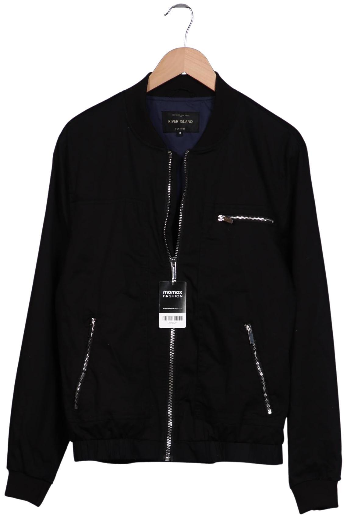 

River Island Herren Jacke, schwarz, Gr. 48