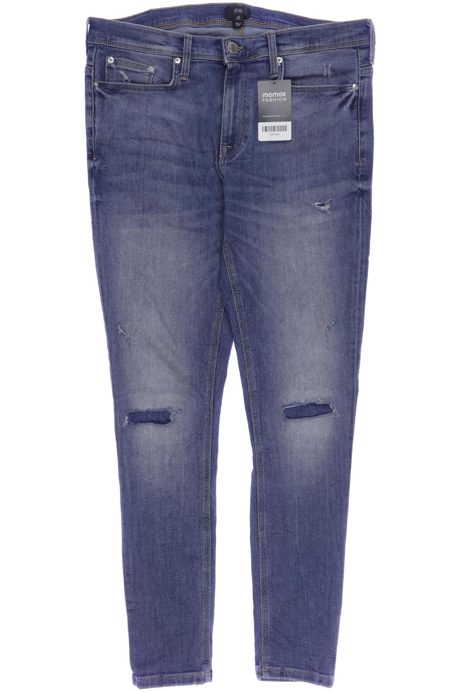 

River Island Herren Jeans, blau, Gr. 34