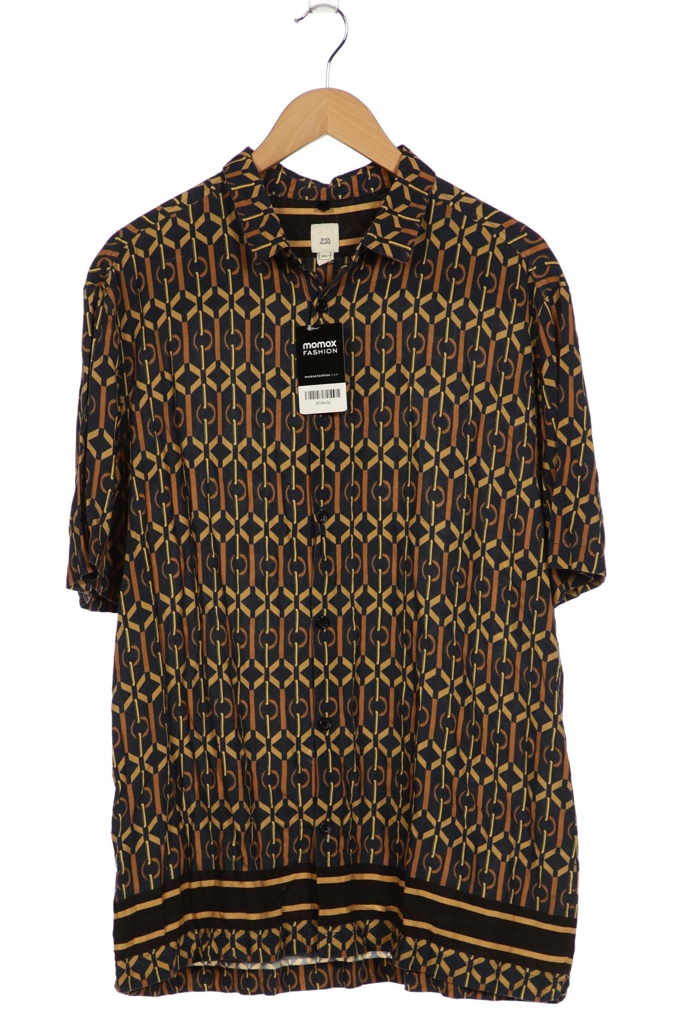 

River Island Herren Hemd, marineblau, Gr. 56