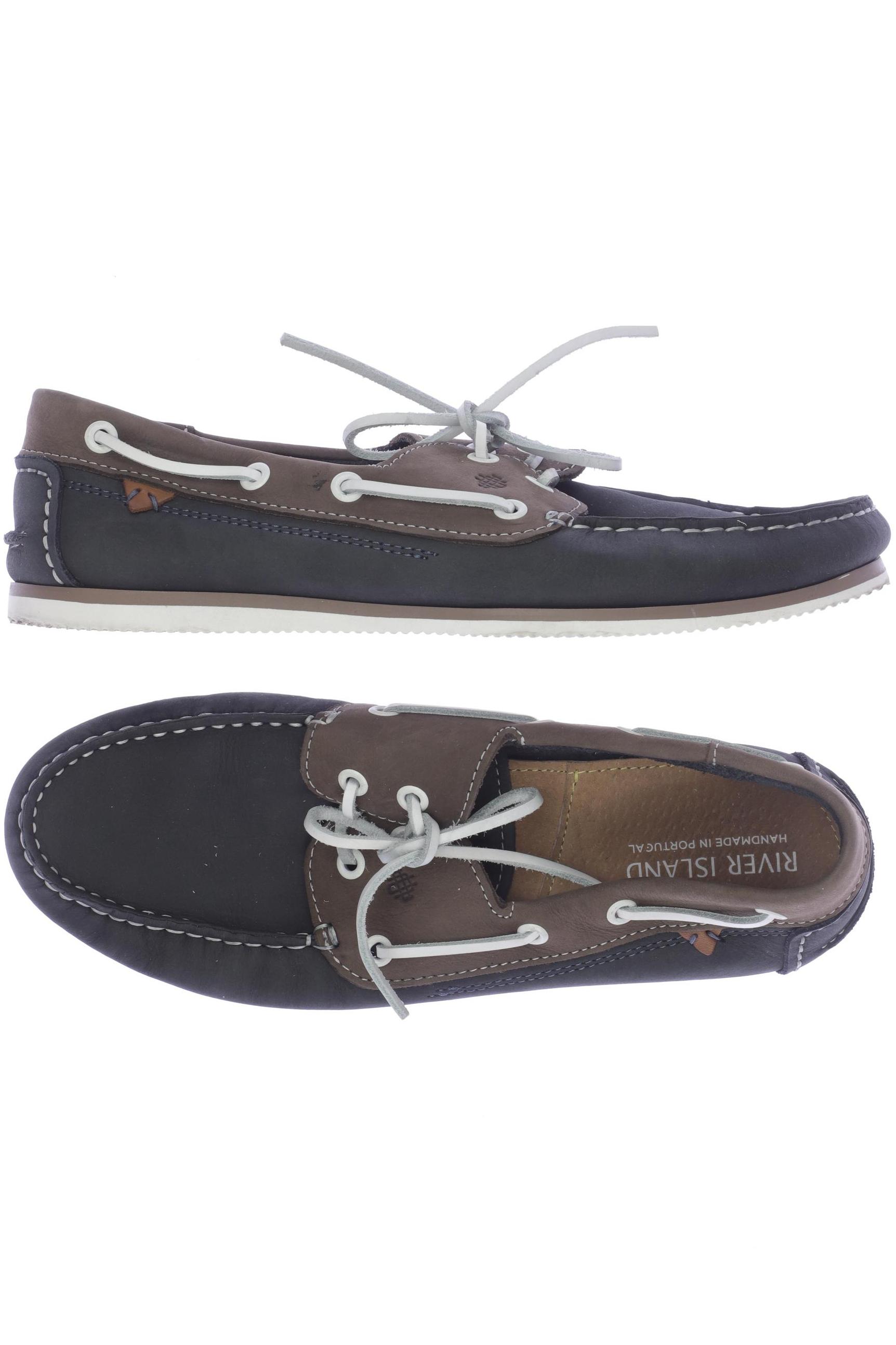 

River Island Herren Halbschuh, grau, Gr. 41