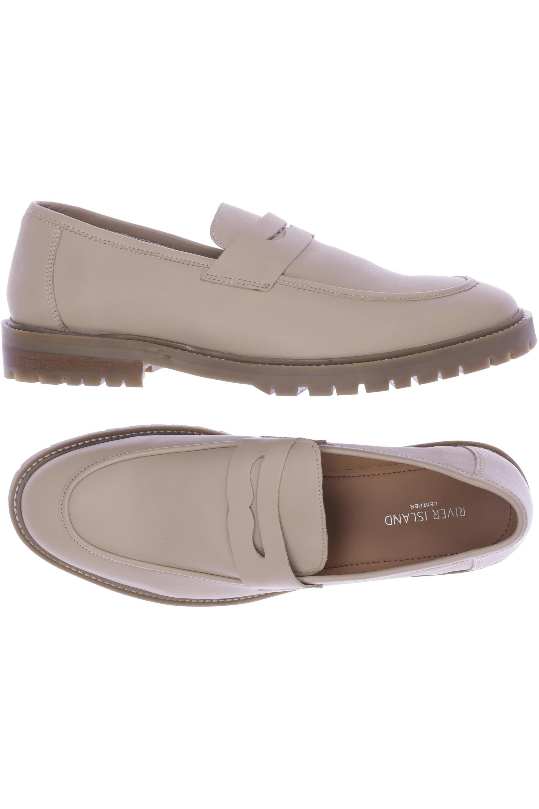 

River Island Herren Halbschuh, beige, Gr. 11
