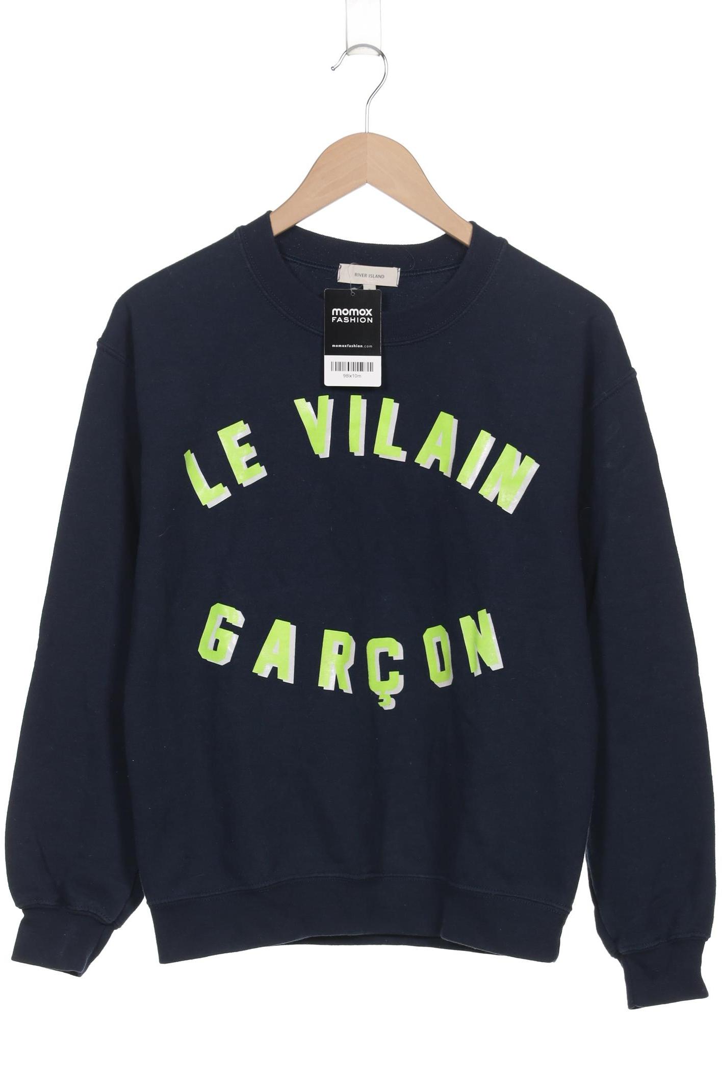 

River Island Herren Sweatshirt, marineblau, Gr. 46