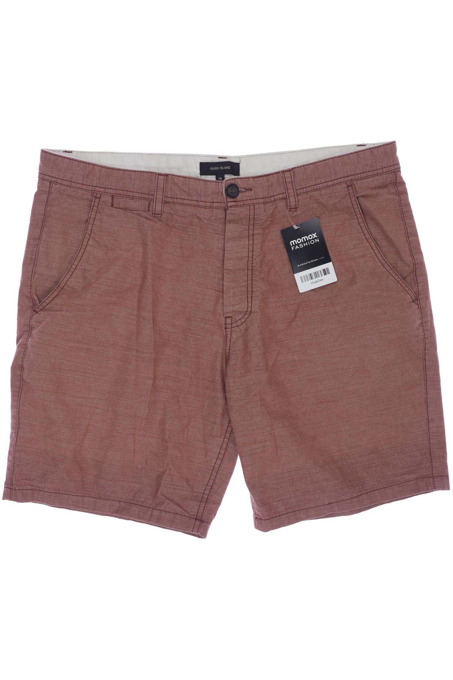 

River Island Herren Shorts, rot, Gr. 46