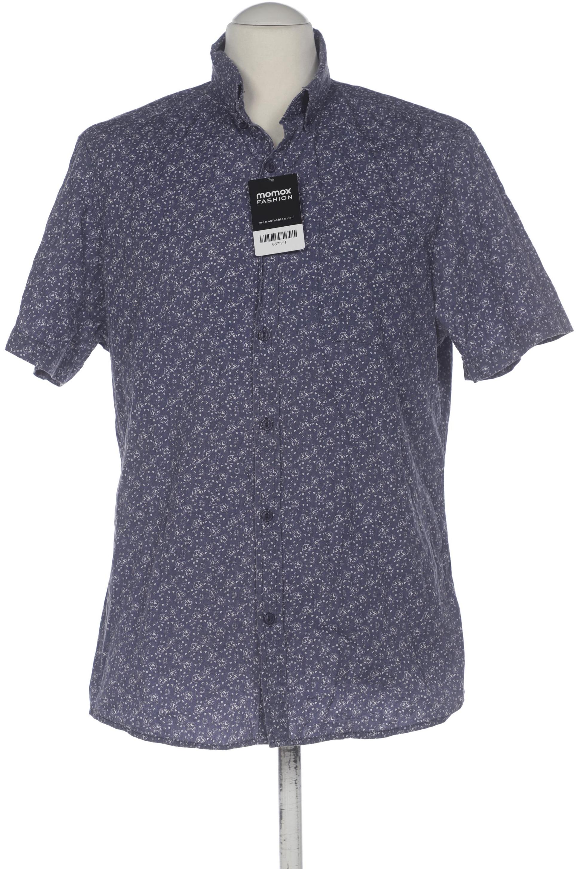 

River Island Herren Hemd, blau, Gr. 52