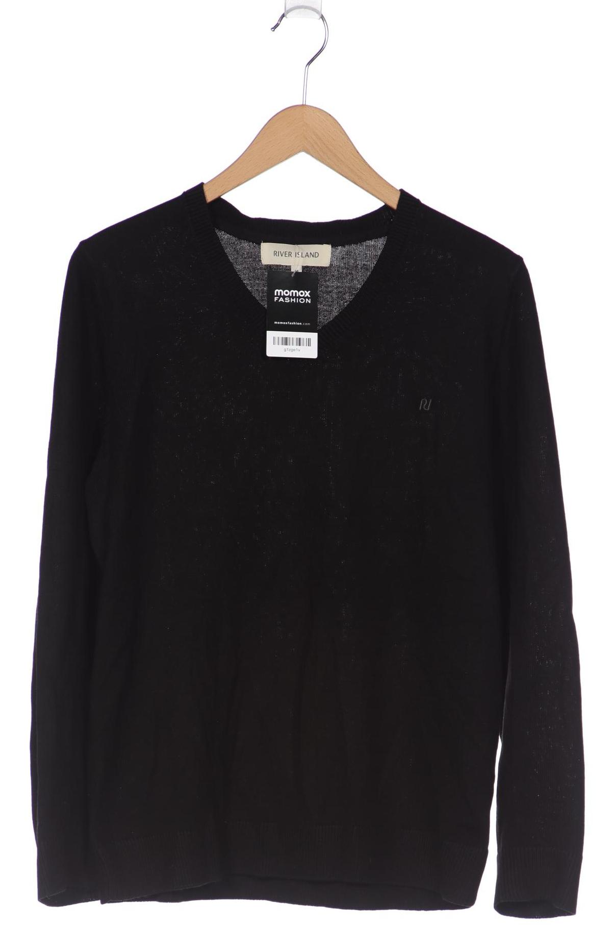 

River Island Herren Pullover, schwarz