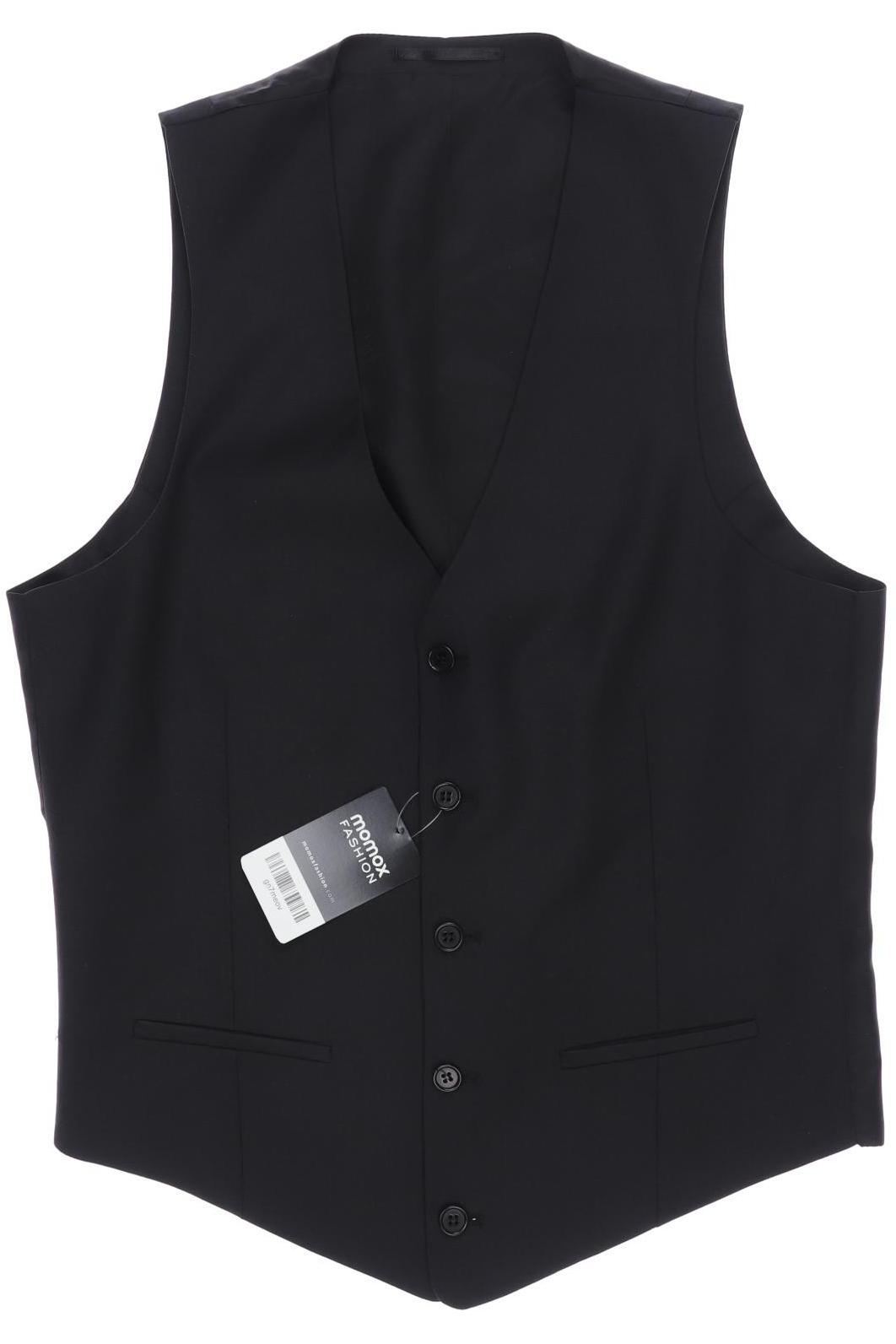 

River Island Herren Weste, schwarz, Gr. 48
