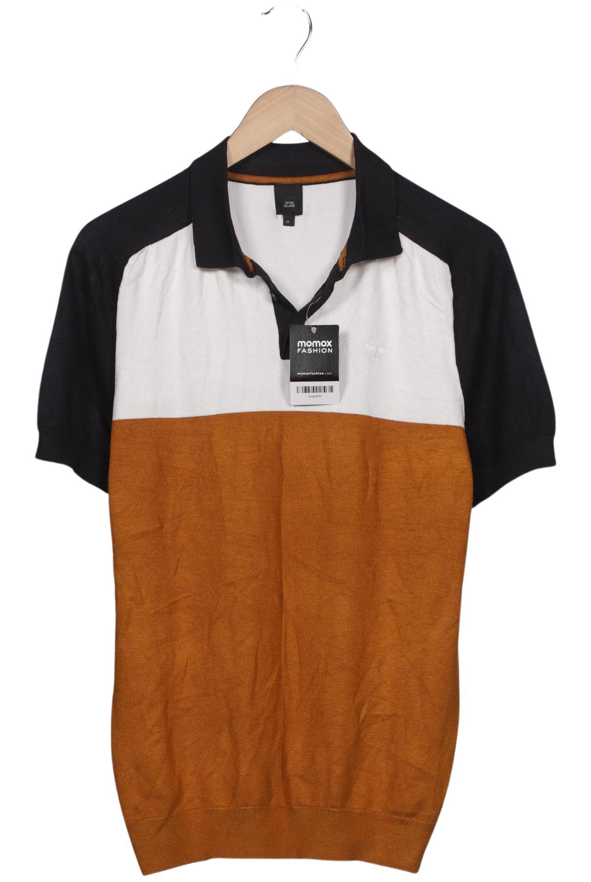 

River Island Herren Poloshirt, orange, Gr. 48