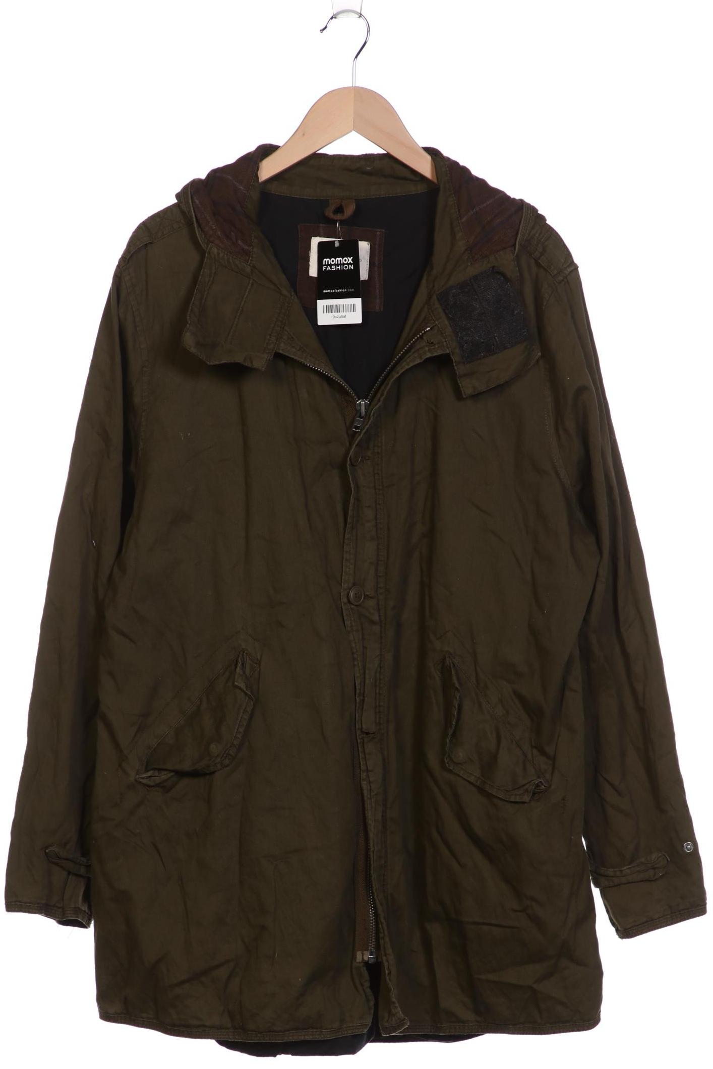 

River Island Herren Mantel, grün, Gr. 52